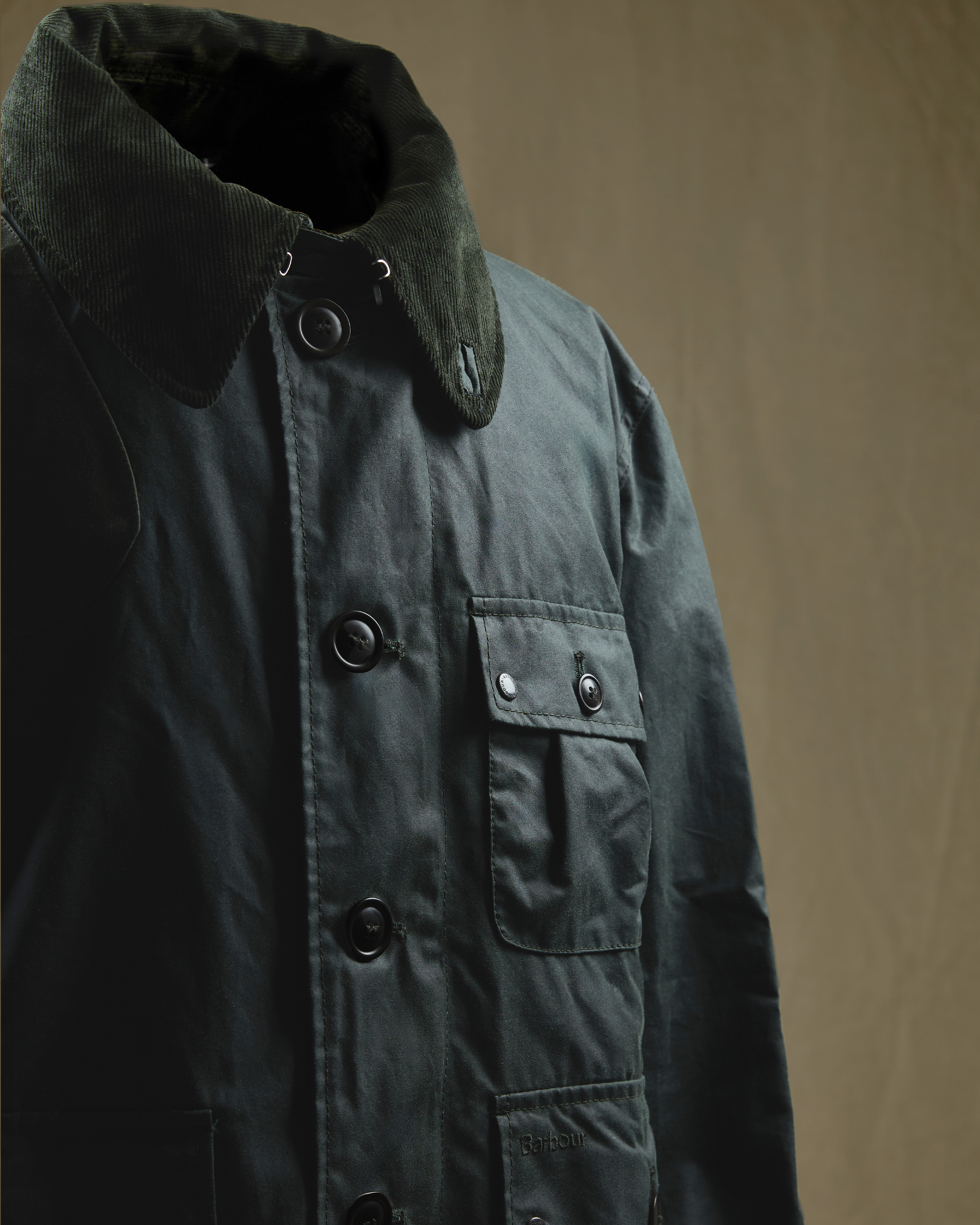 Barbour x TO KI TO Forest Waxed Jacket