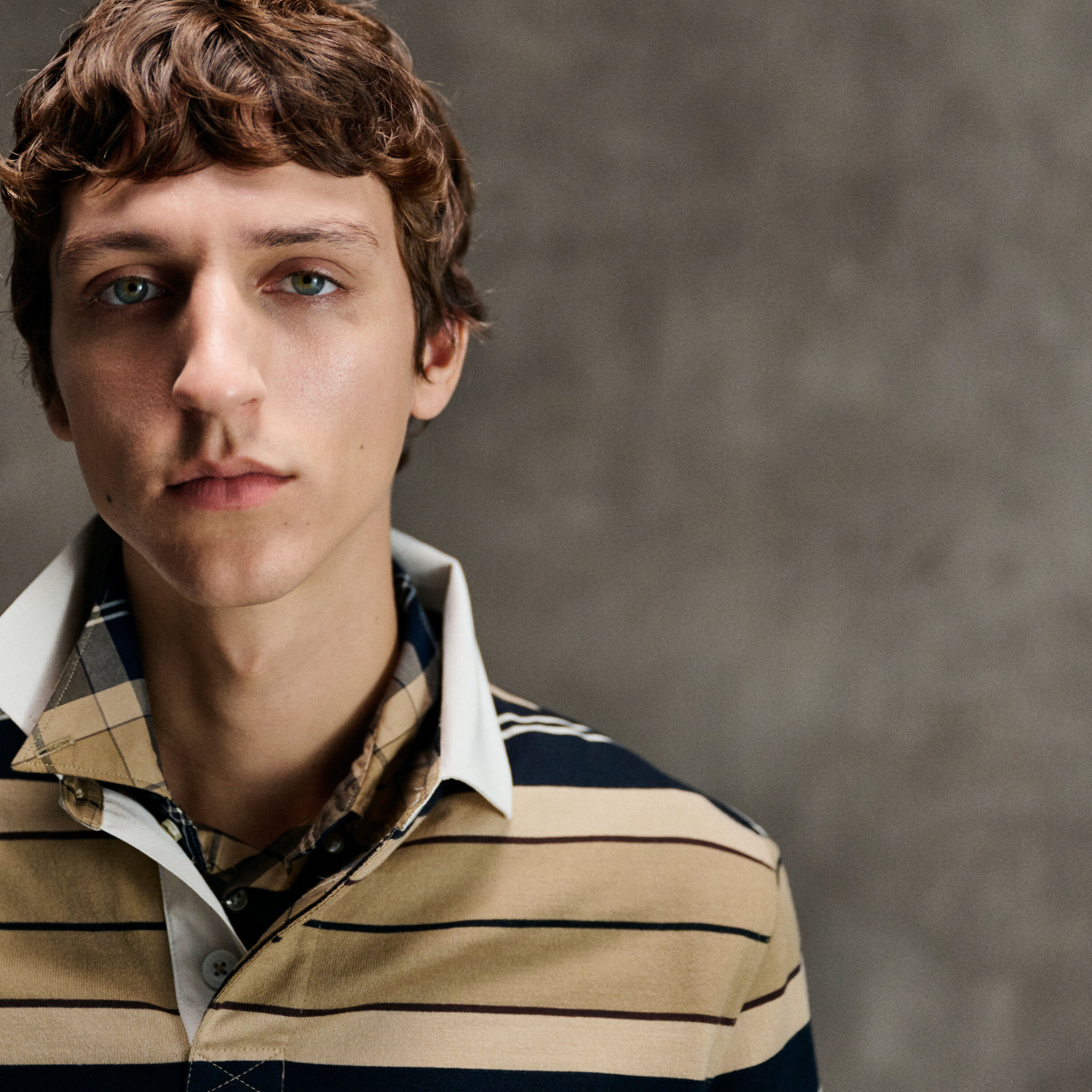 Frith Tartan Stripe Rugby Top