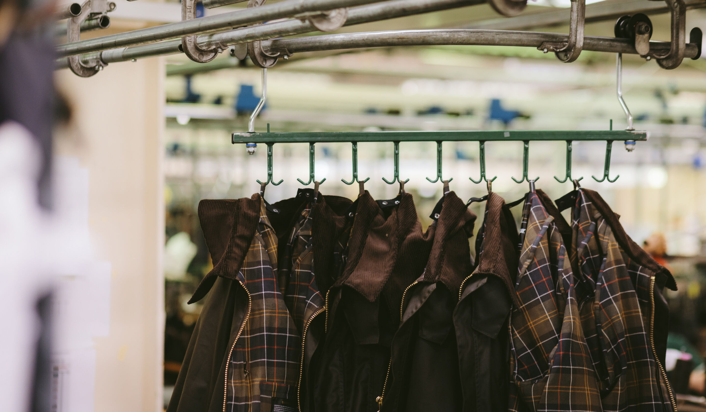 Barbour Waxed Jacket Rail