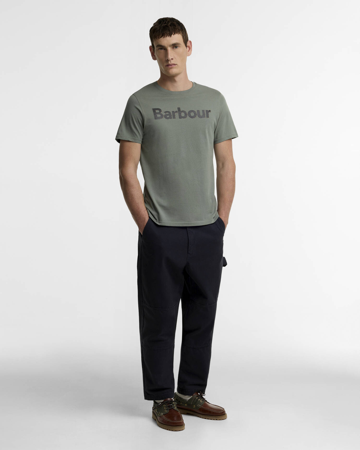 Halstow Logo Tailored T-Shirt Agave Green image number 1