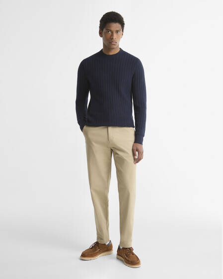 Hose Suede Sateen Tailored Washed Stone