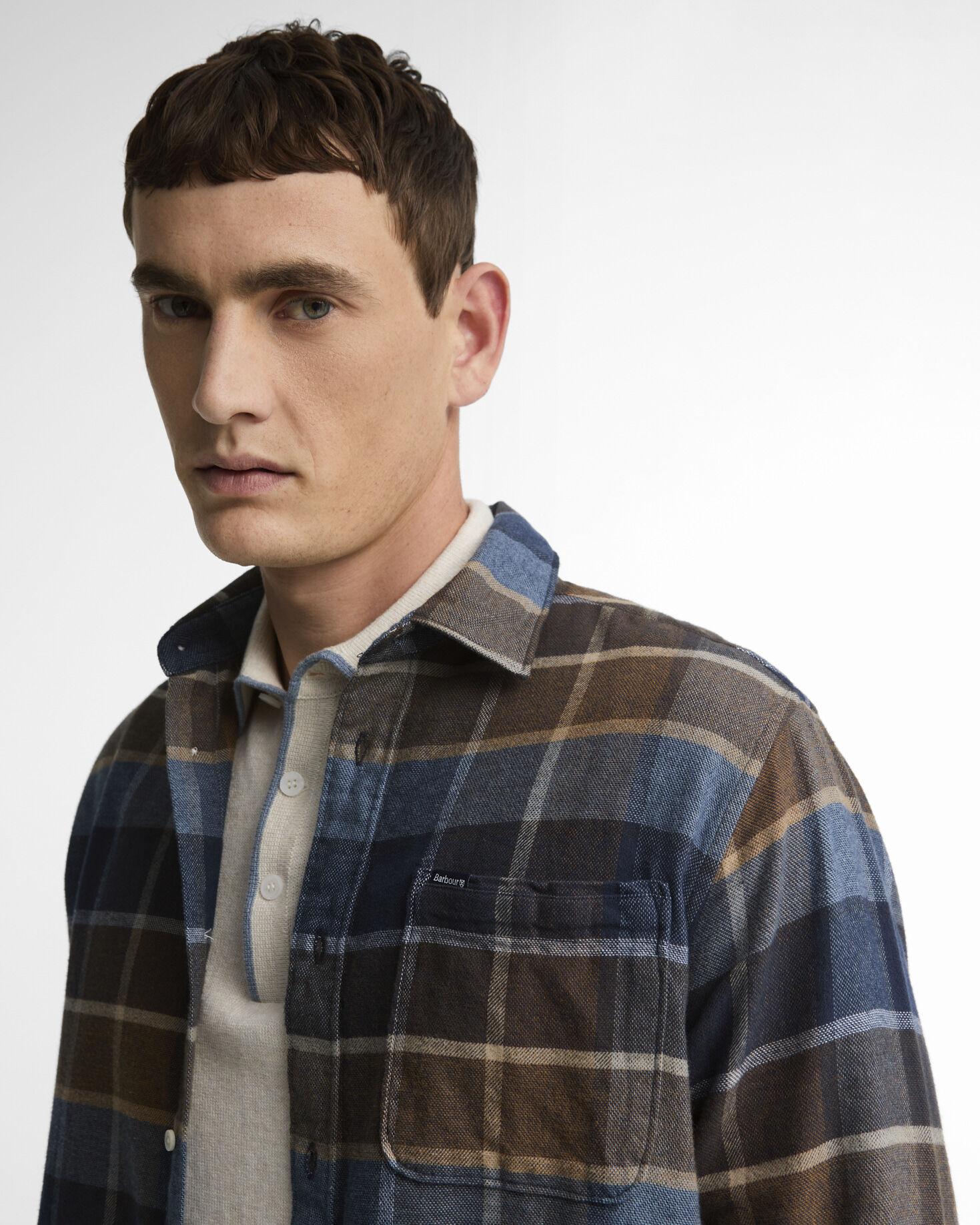 Camicia Copswell a maniche lunghe dalla vestibilit&agrave; comoda Dark Sand