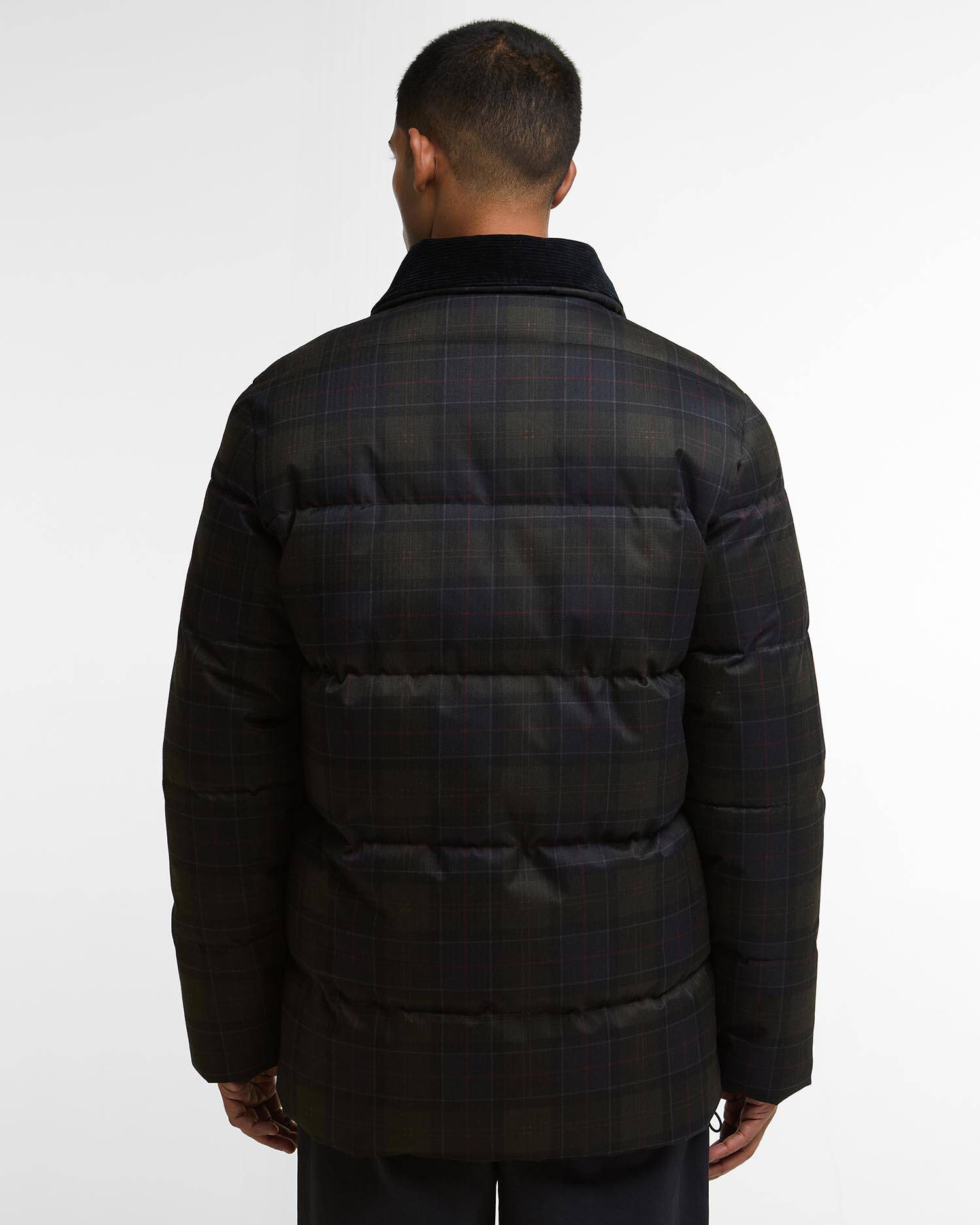 Lonnen Tartan Puffer Jacket Shadow Classic Tartan image number 2