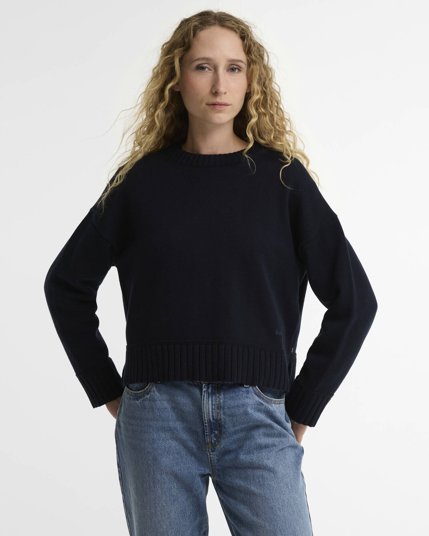 Maglione girocollo Harling Navy image number 0