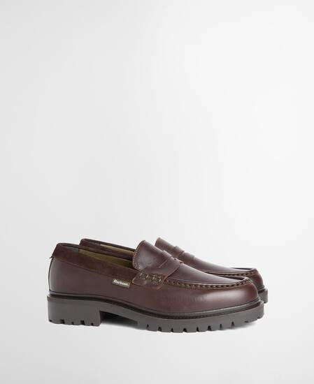 Croxton Leather Loafers Dk Brown