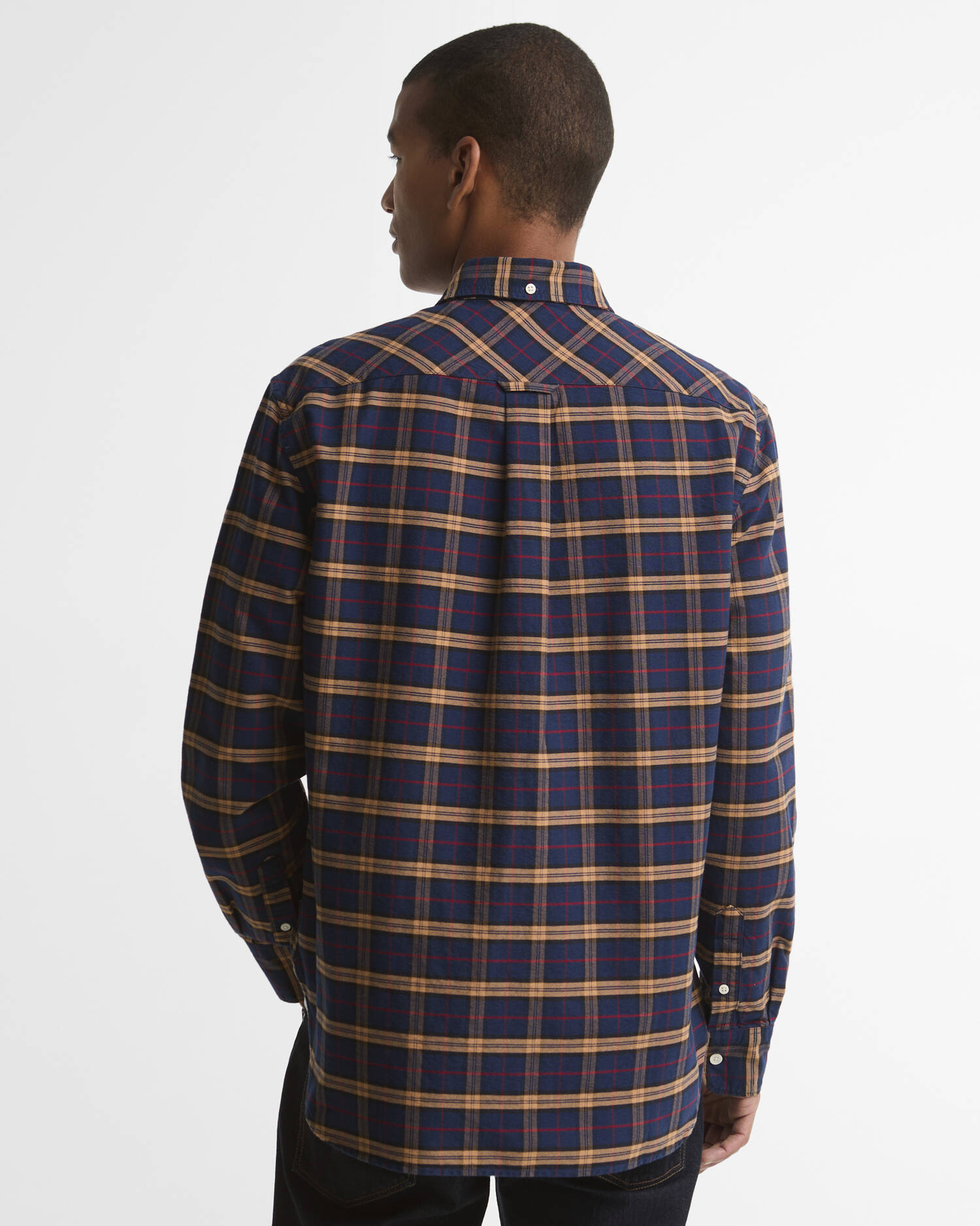Forth Authentic-Fit Long-Sleeved Shirt Deep Blue image number 2