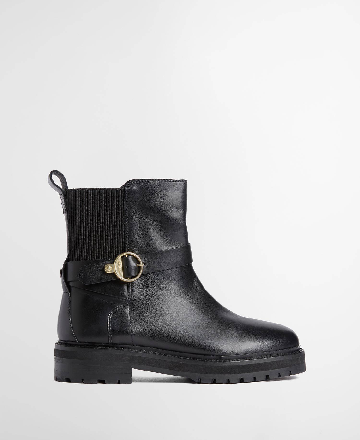 Alexandra Leather Ankle Boots Black image number 0