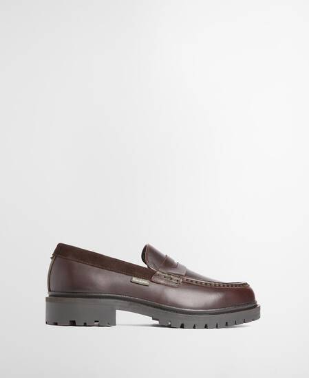 Croxton Leather Loafers Dk Brown