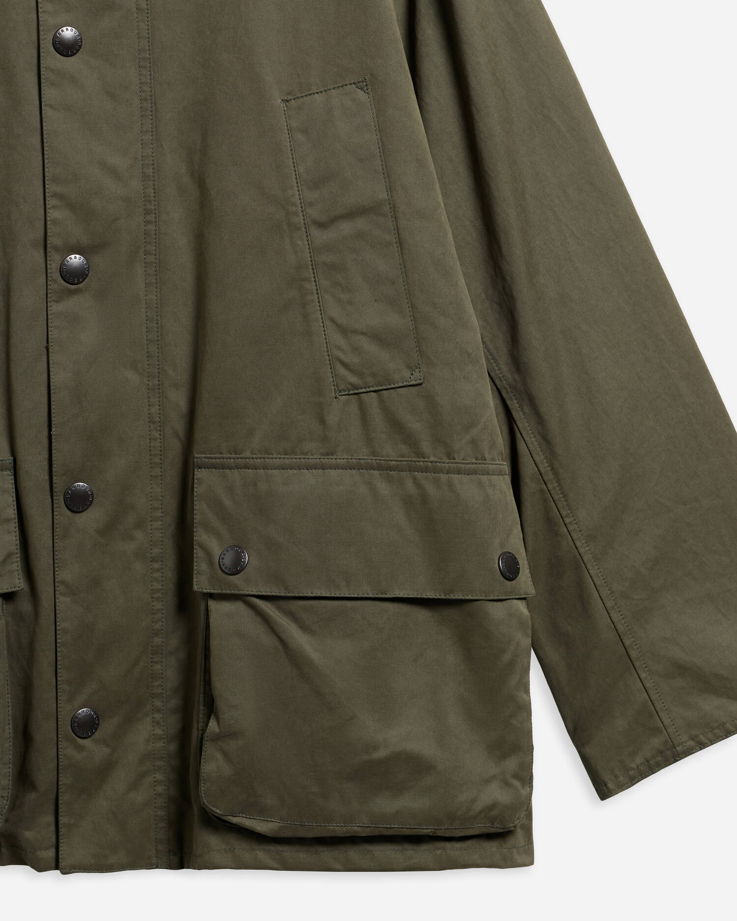 Peached Oversized Bedale Casual Jacket Sage image number 8