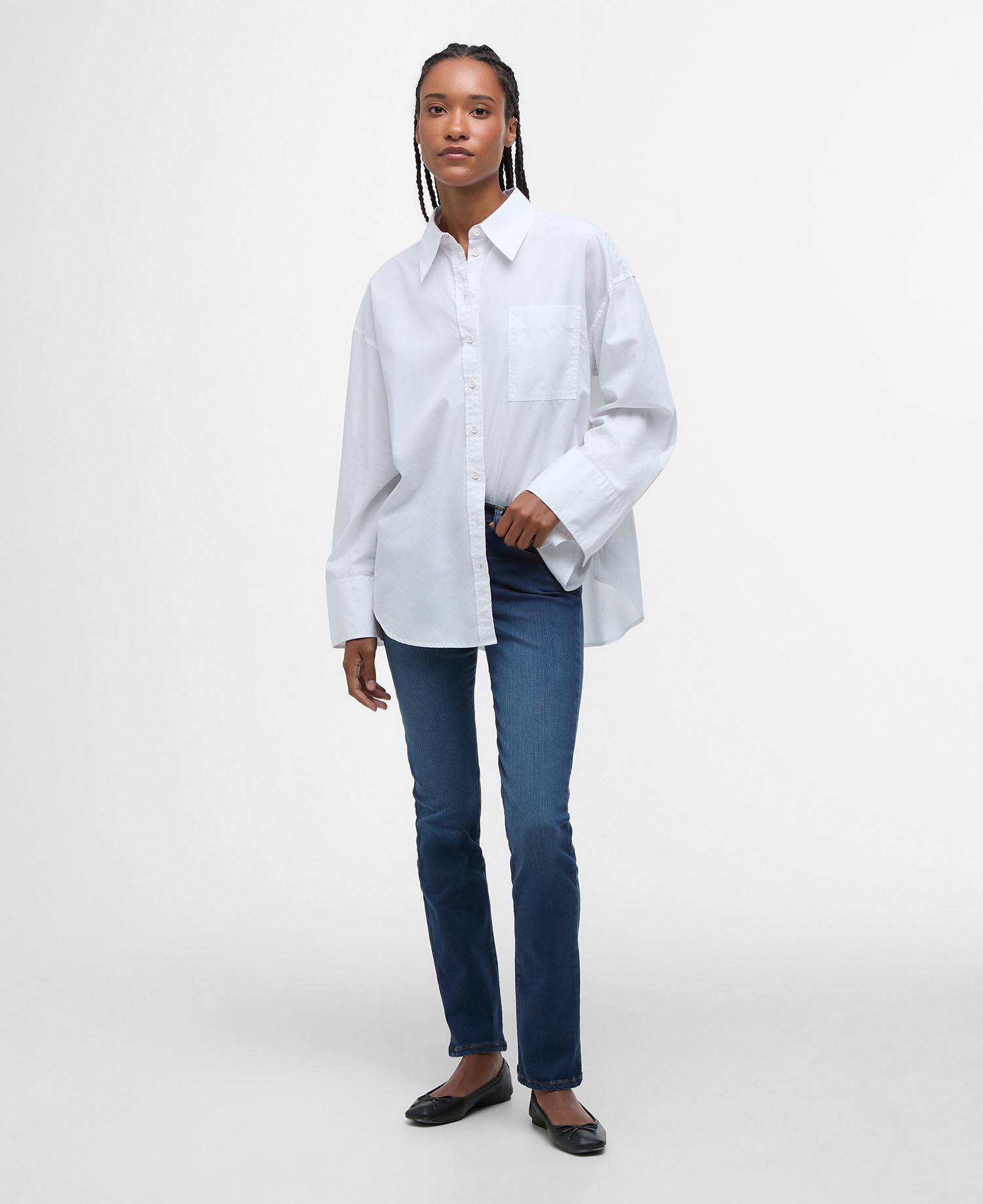 Essential Slim Jeans Worn Blue Wash image number 0