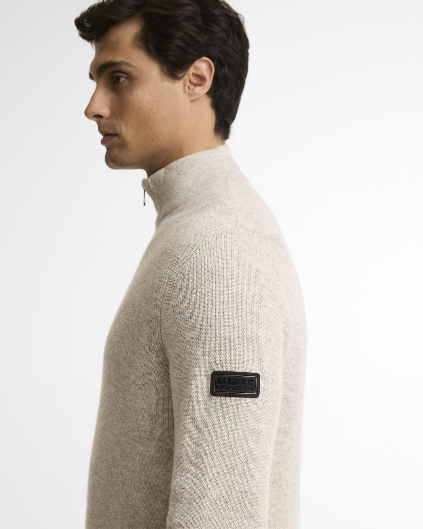 Pullover Crawley Half-Zip Concrete