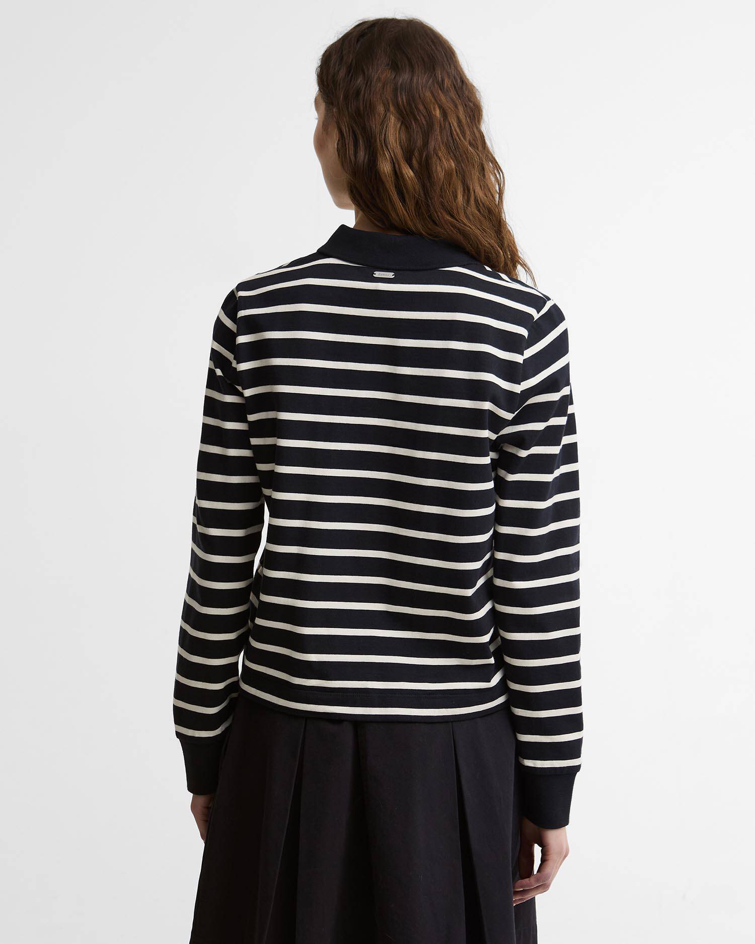 Camicia da rugby Ashwell con motivo a righe Dark Navy Stripe image number 2