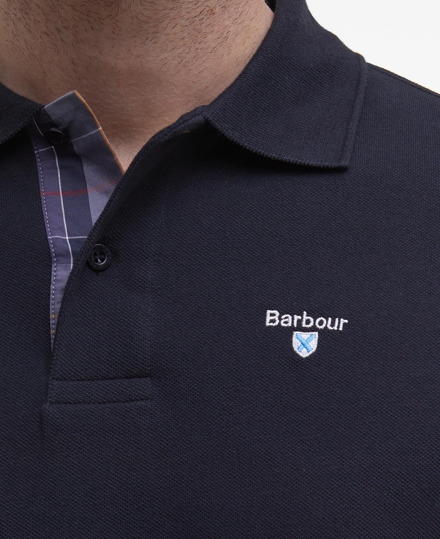 Tartan Pique Polo Shirt