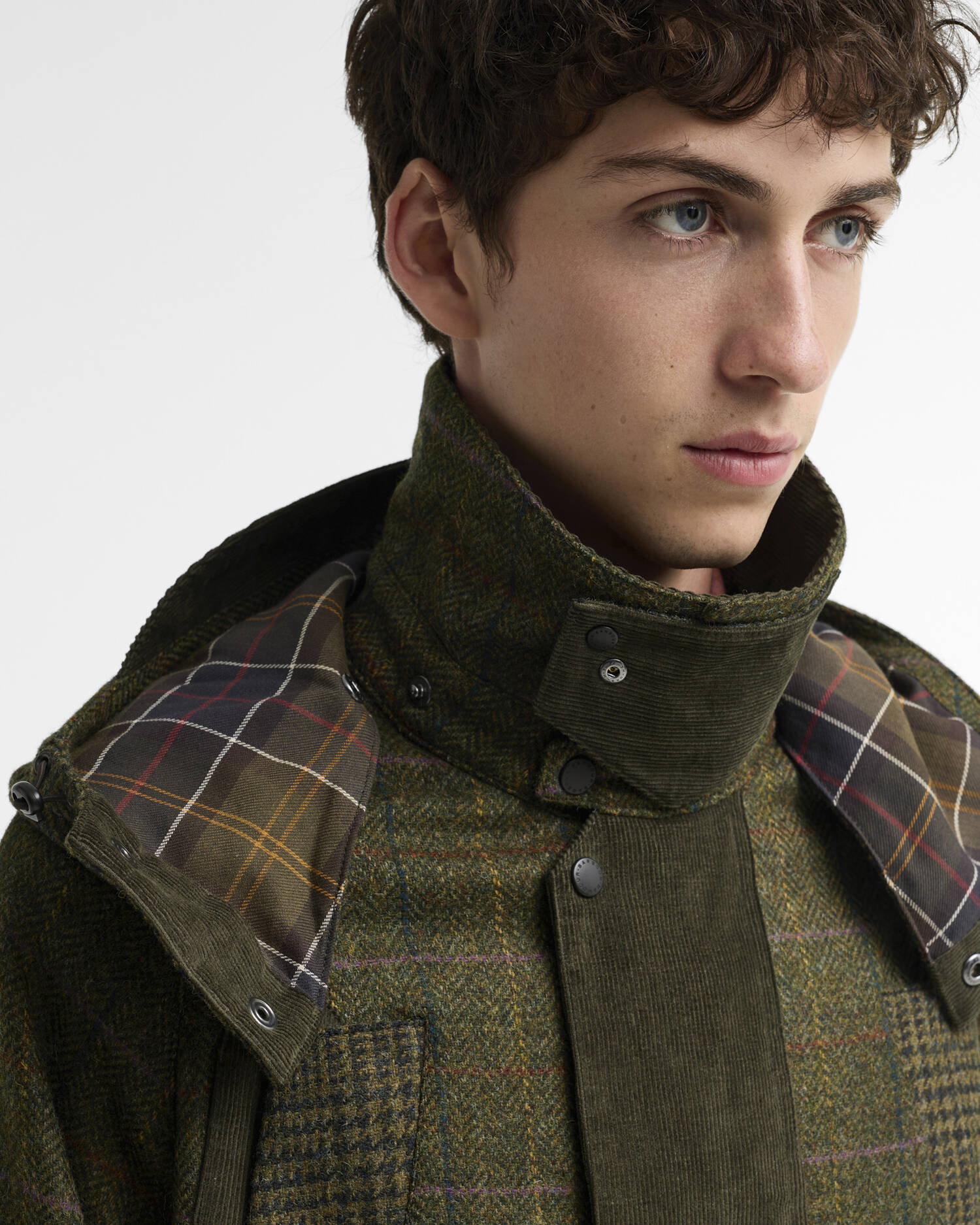 Barbour x Norbit Wool Jacket Olive image number 4
