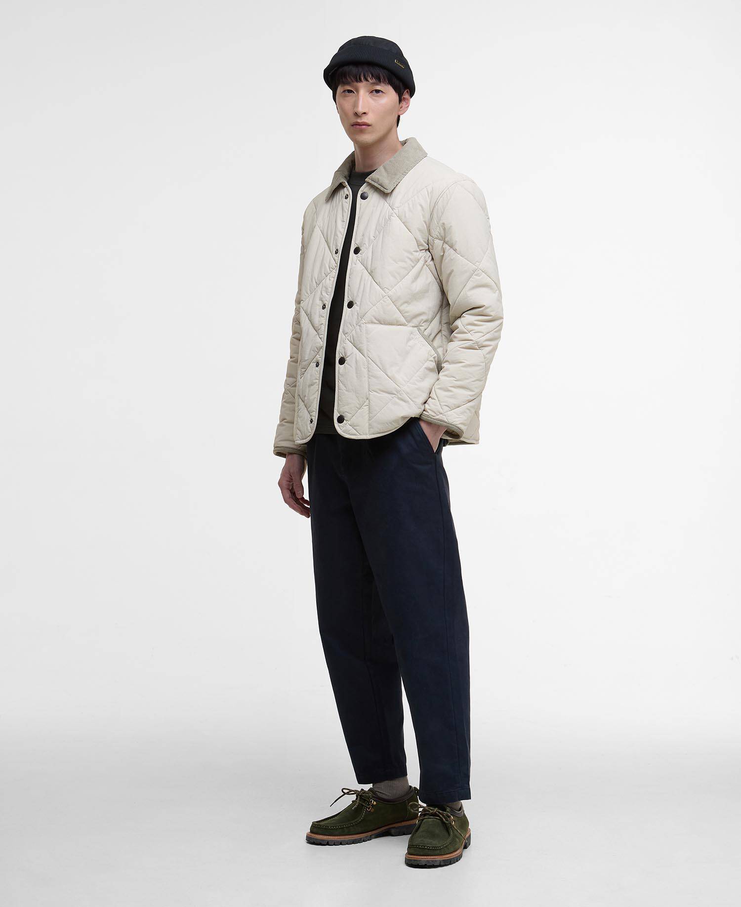 Modified Short Liddesdale Quilted Jacket Mist image number 1