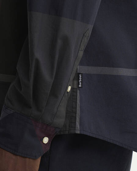Barbour Hemd Oversized Tartan Dunoon Tailored Fit Shadow Classic Tartan