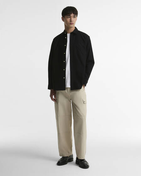 Camicia Oxford oversize Transport Black