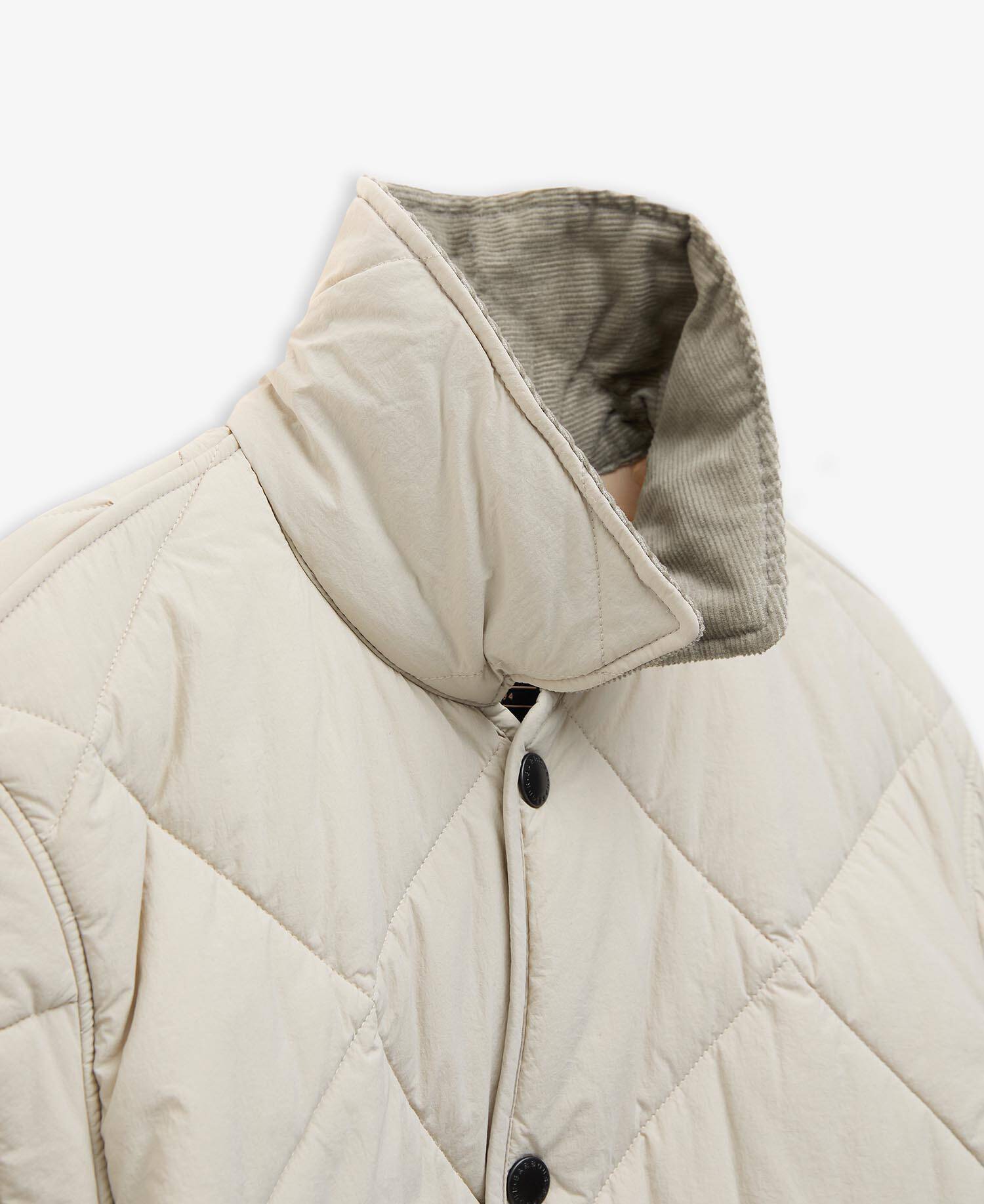 Modified Short Liddesdale Quilted Jacket Mist image number 9