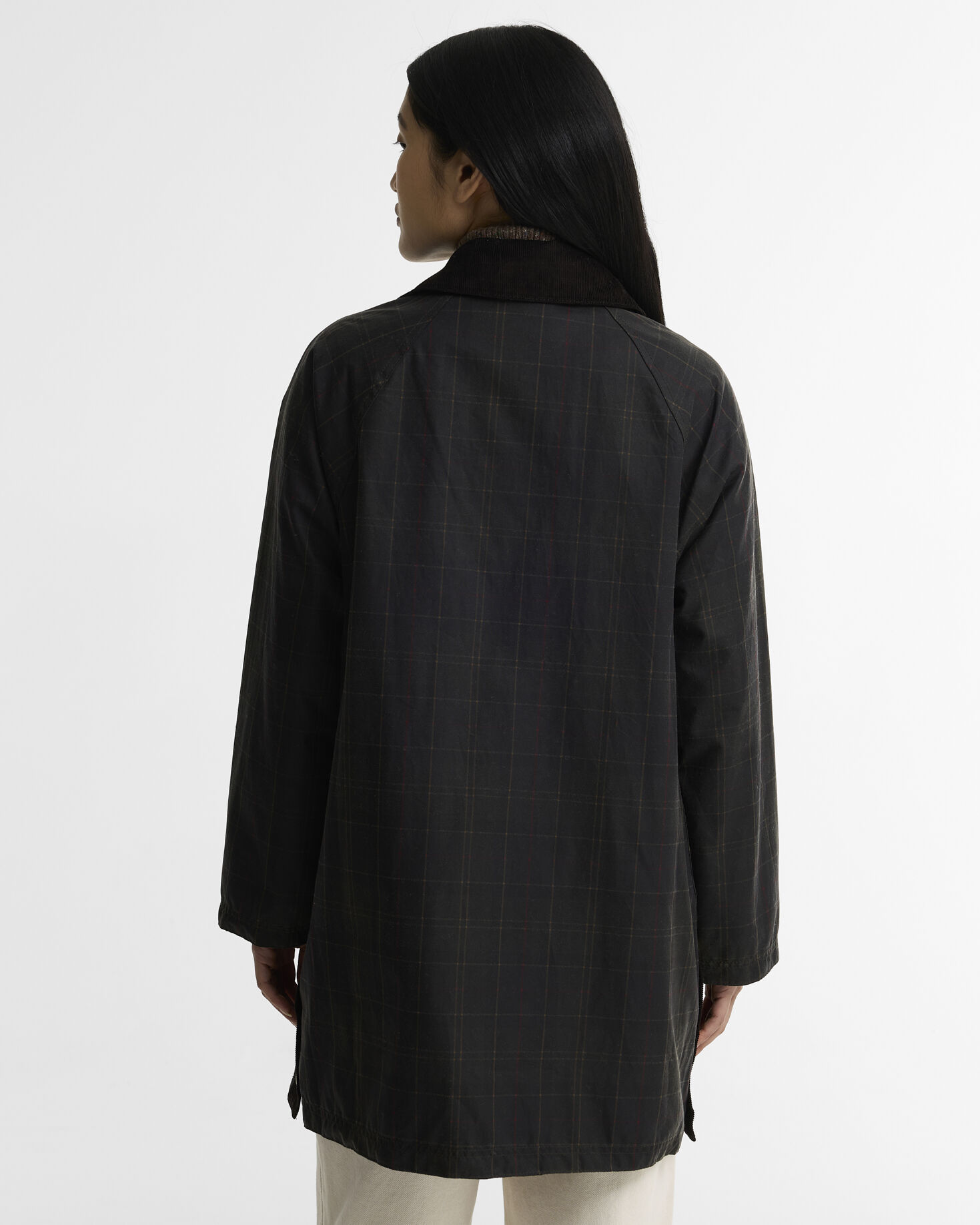 Tartan Reimagined Icons Tartan Modern Beaufort Waxed Jacket Classic Tartan/Olive
