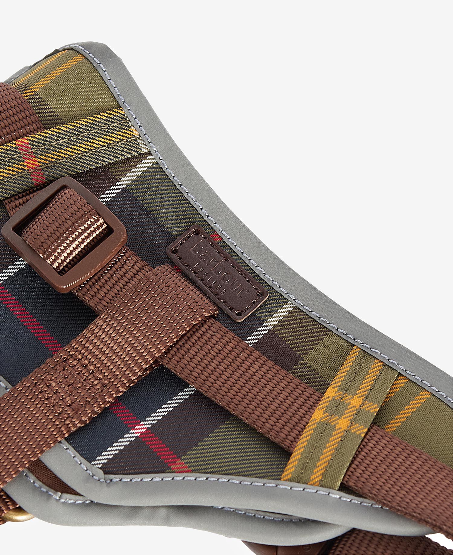 Pettorina regolabile in tartan