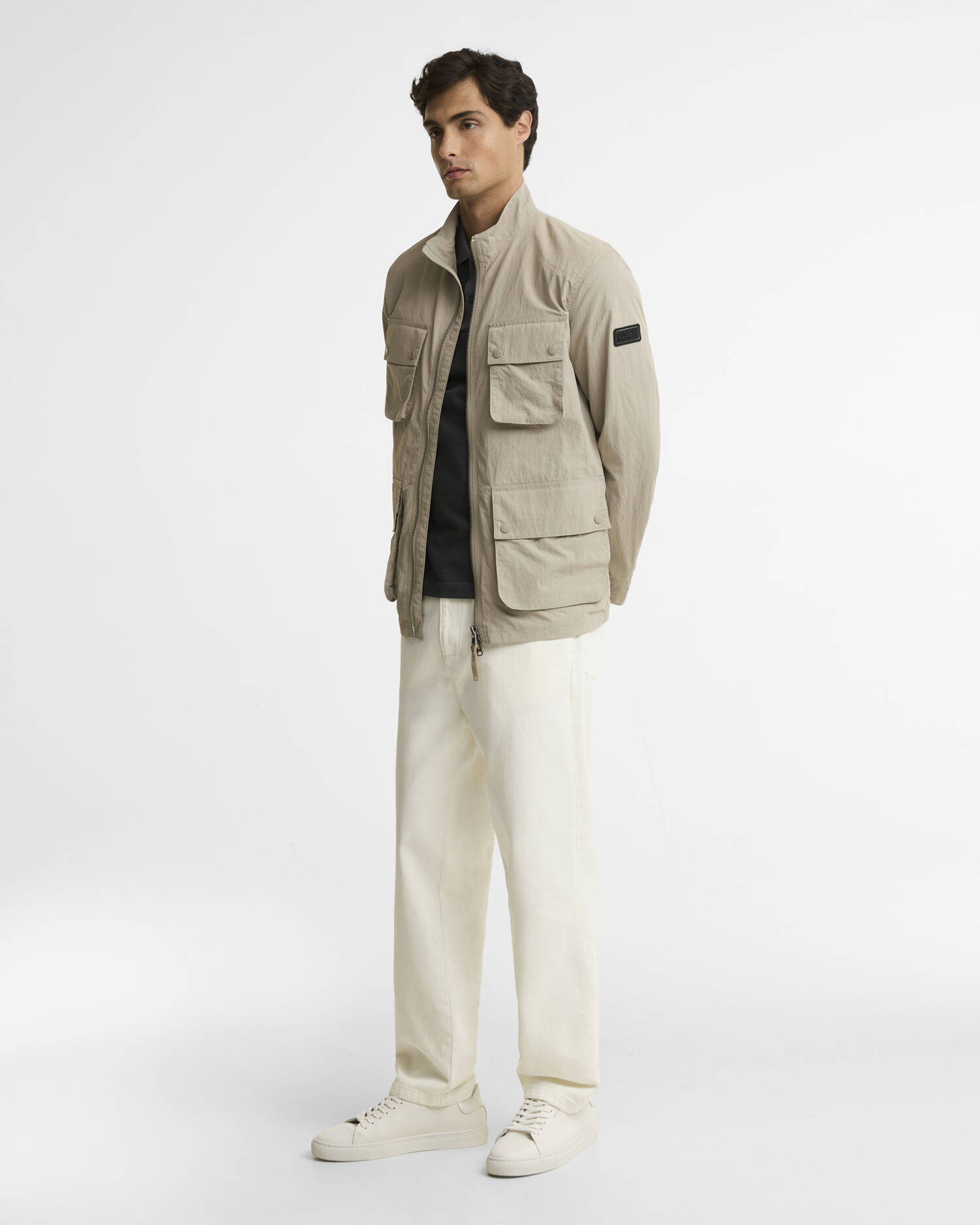 Course Showerproof Jacket Concrete image number 1