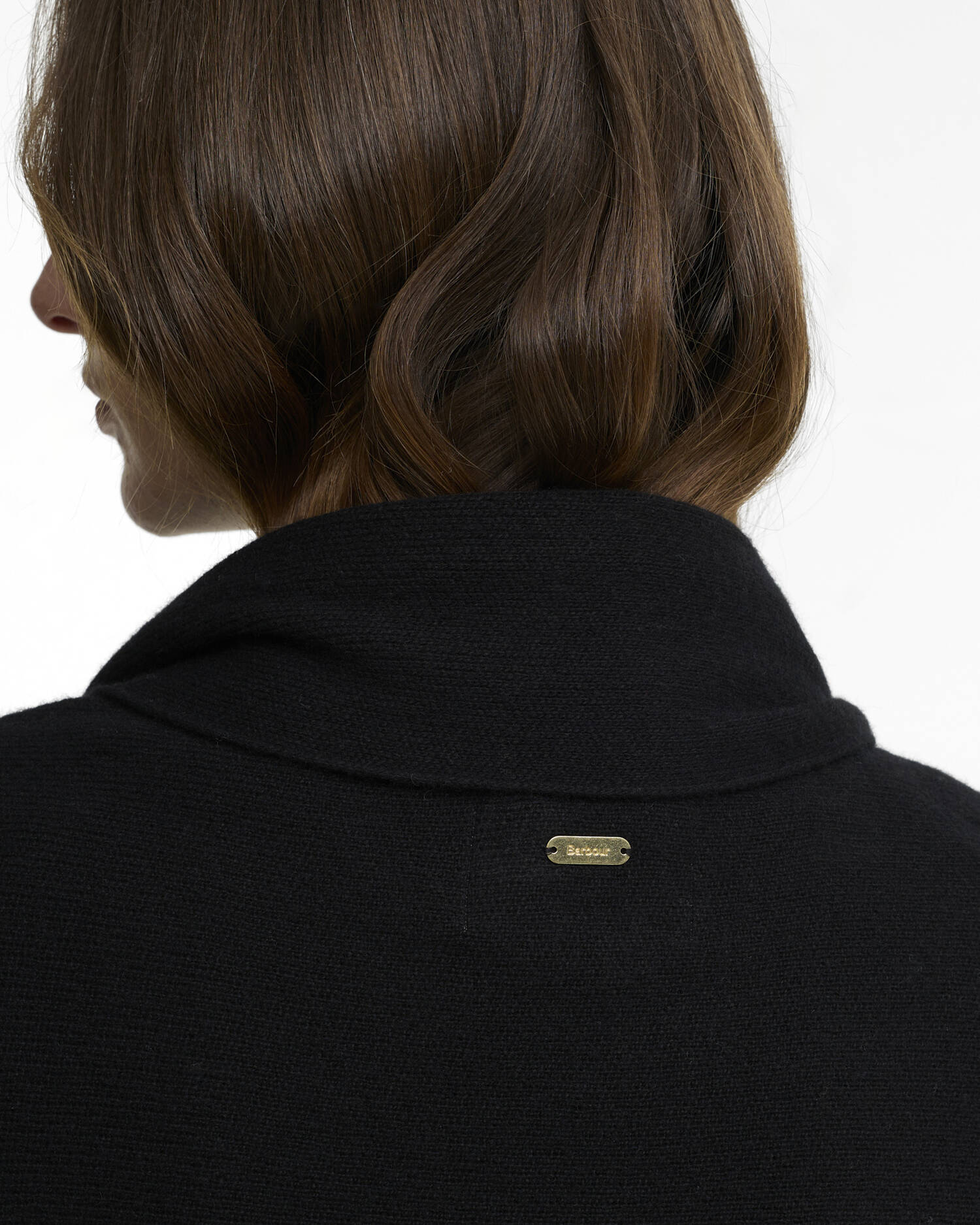 Eva Wool-Blend Cape Black image number 3