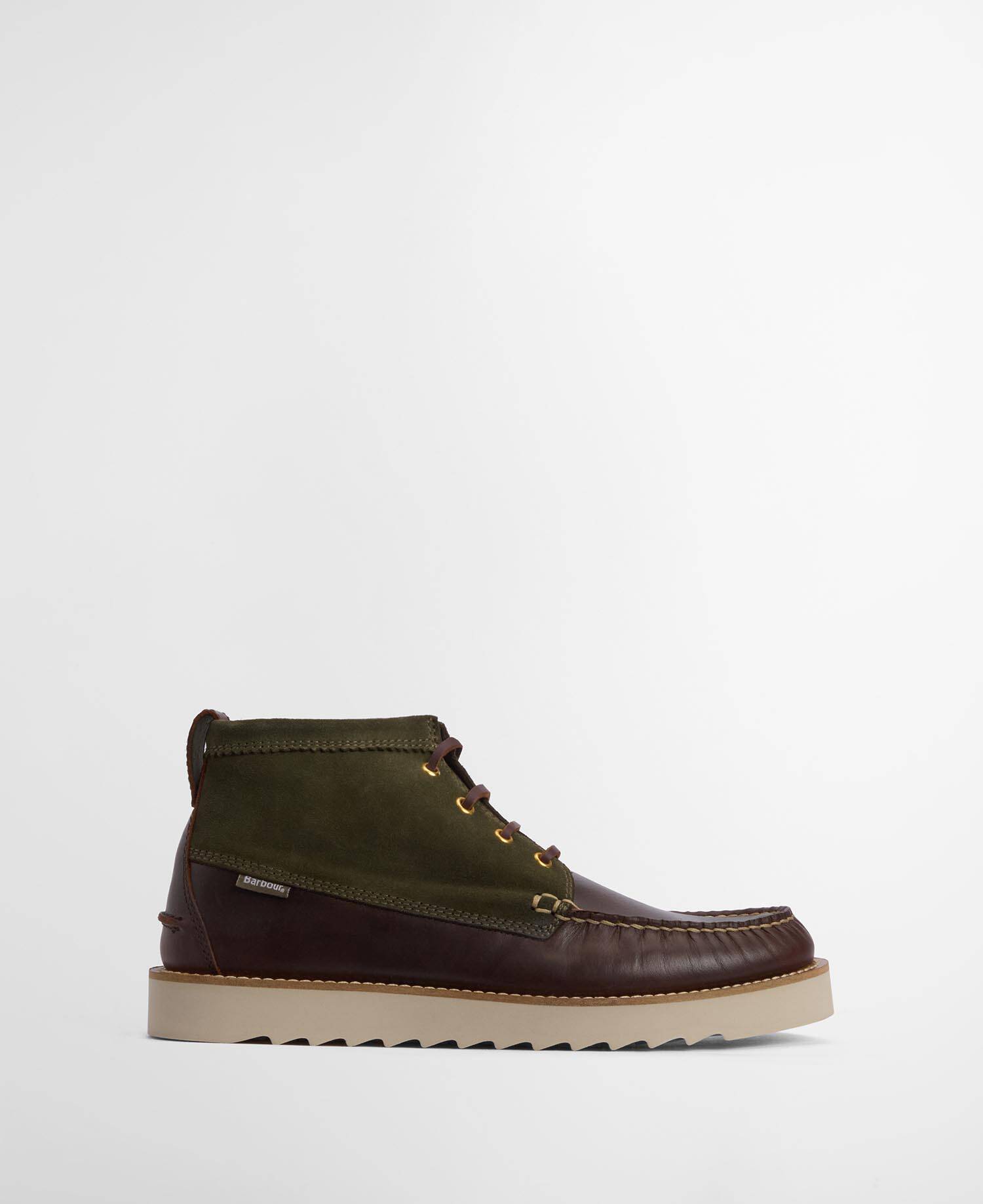 Chukka Boots Hadston Olive/Dark Brown image number 0