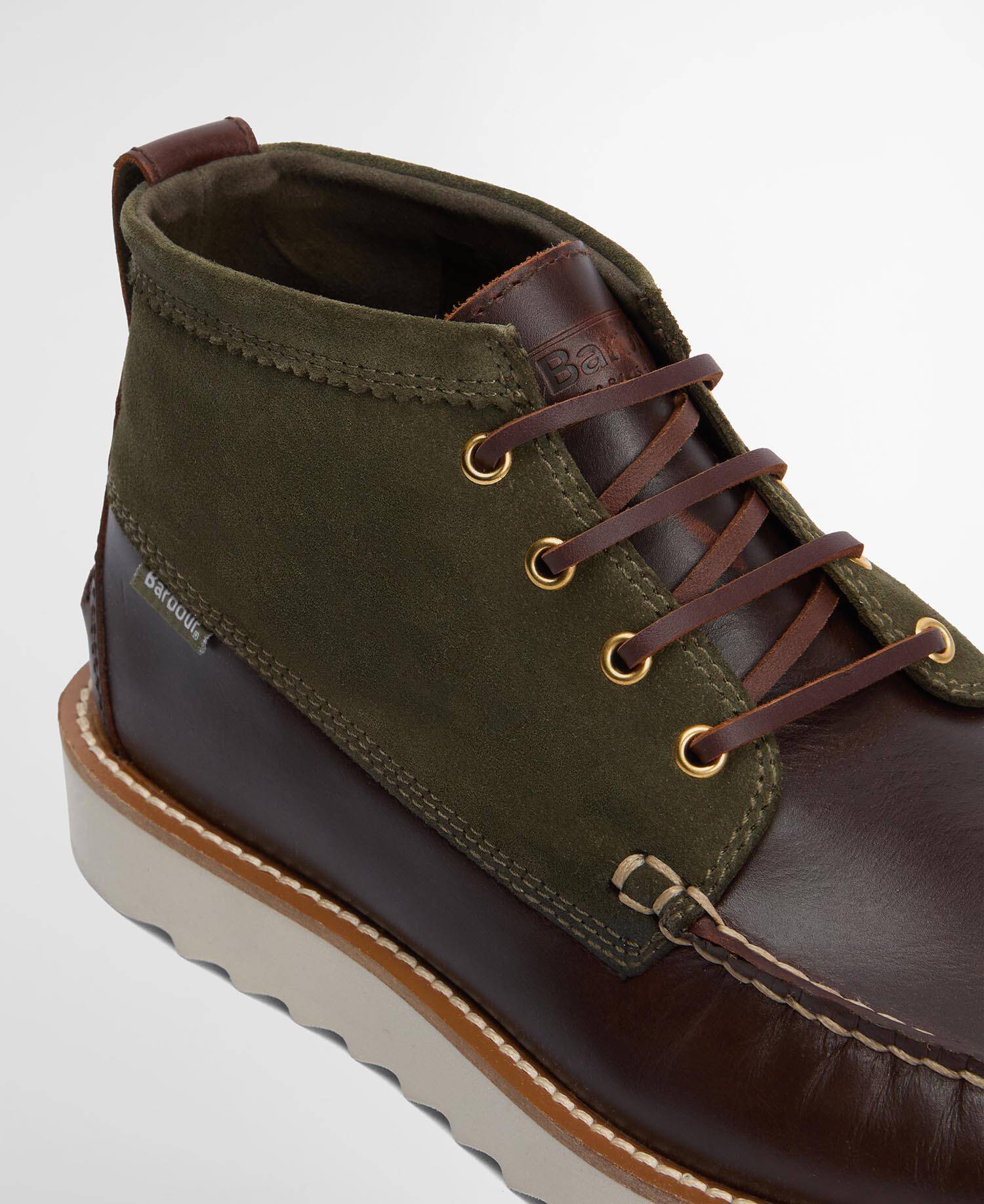 Chukka Boots Hadston Olive/Dark Brown image number 4