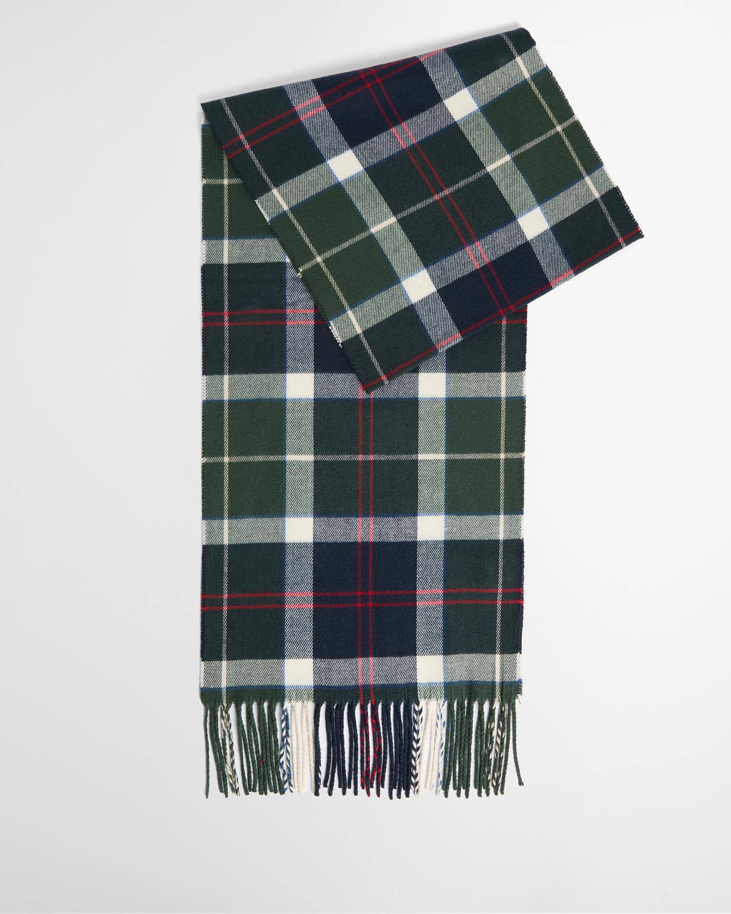 Galingale Tartan Scarf Evergreen Tartan image number 0