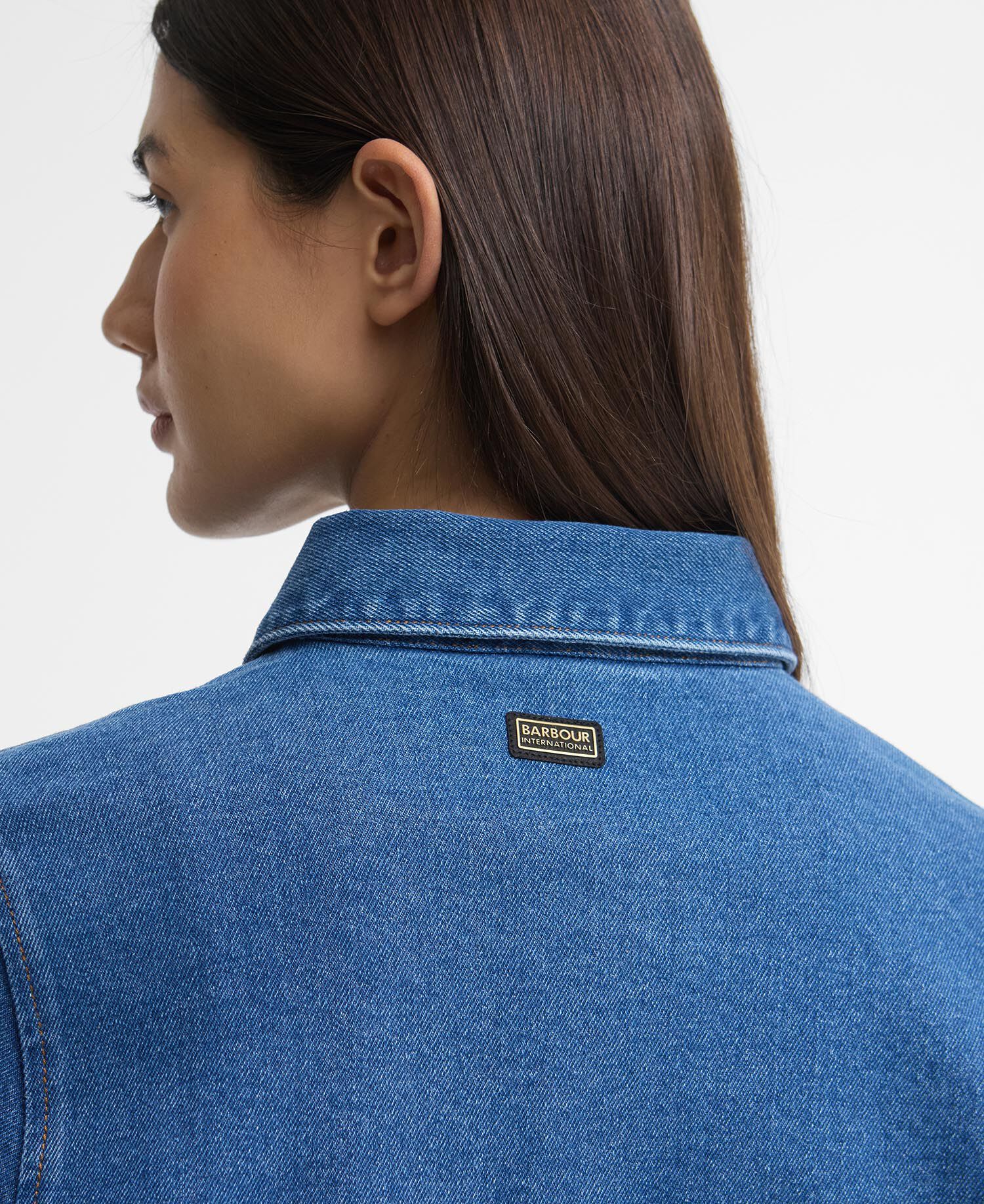 Hemd Seren Oversized Denim Denim Blue