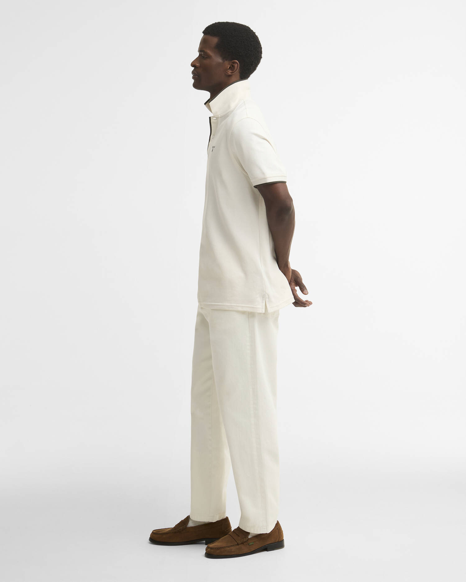 Barbour Poloshirt Callock Tailored Whisper White image number 1