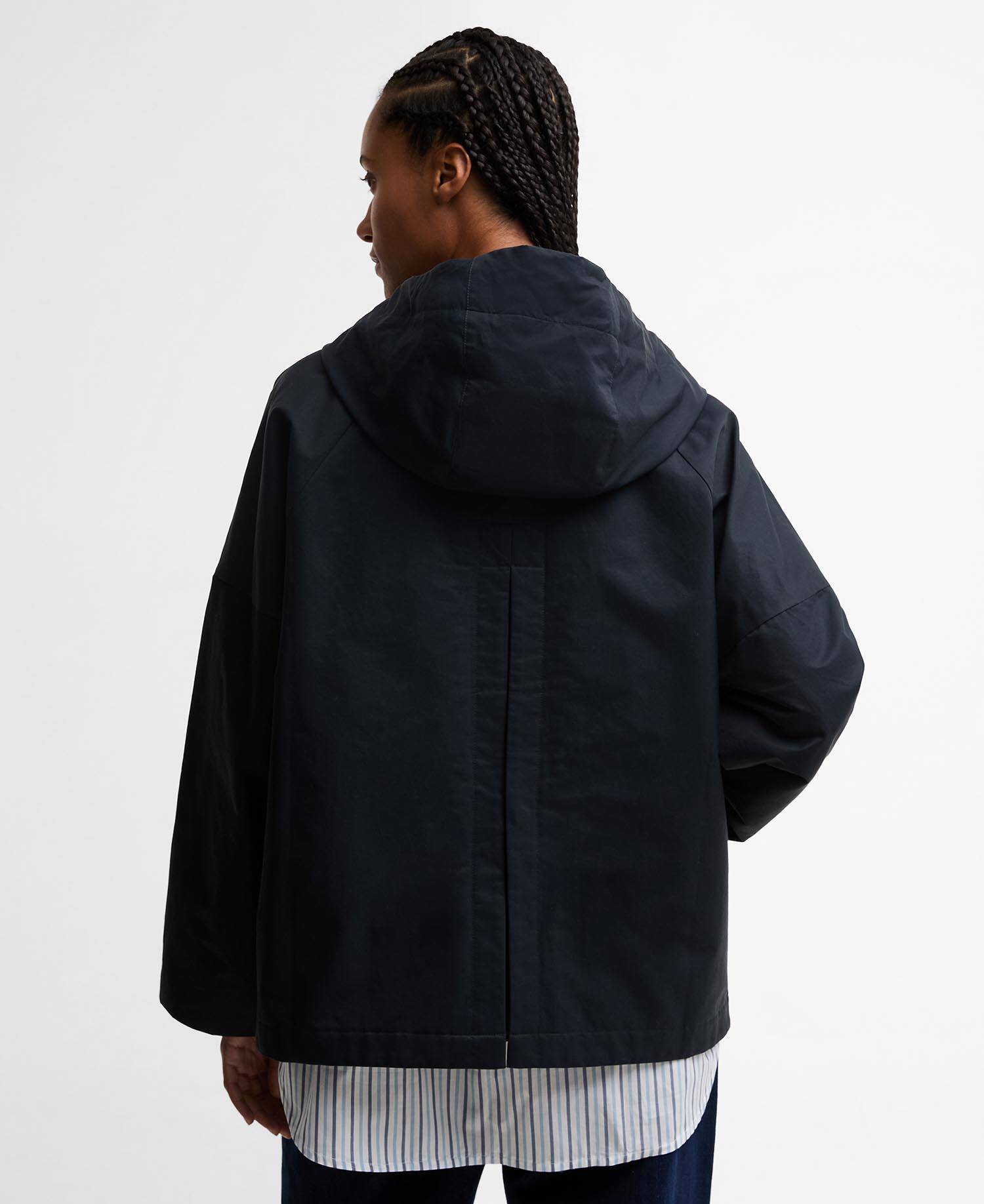 Jacke Kingswood Showerproof Dark Navy/Navy Gingham image number 2