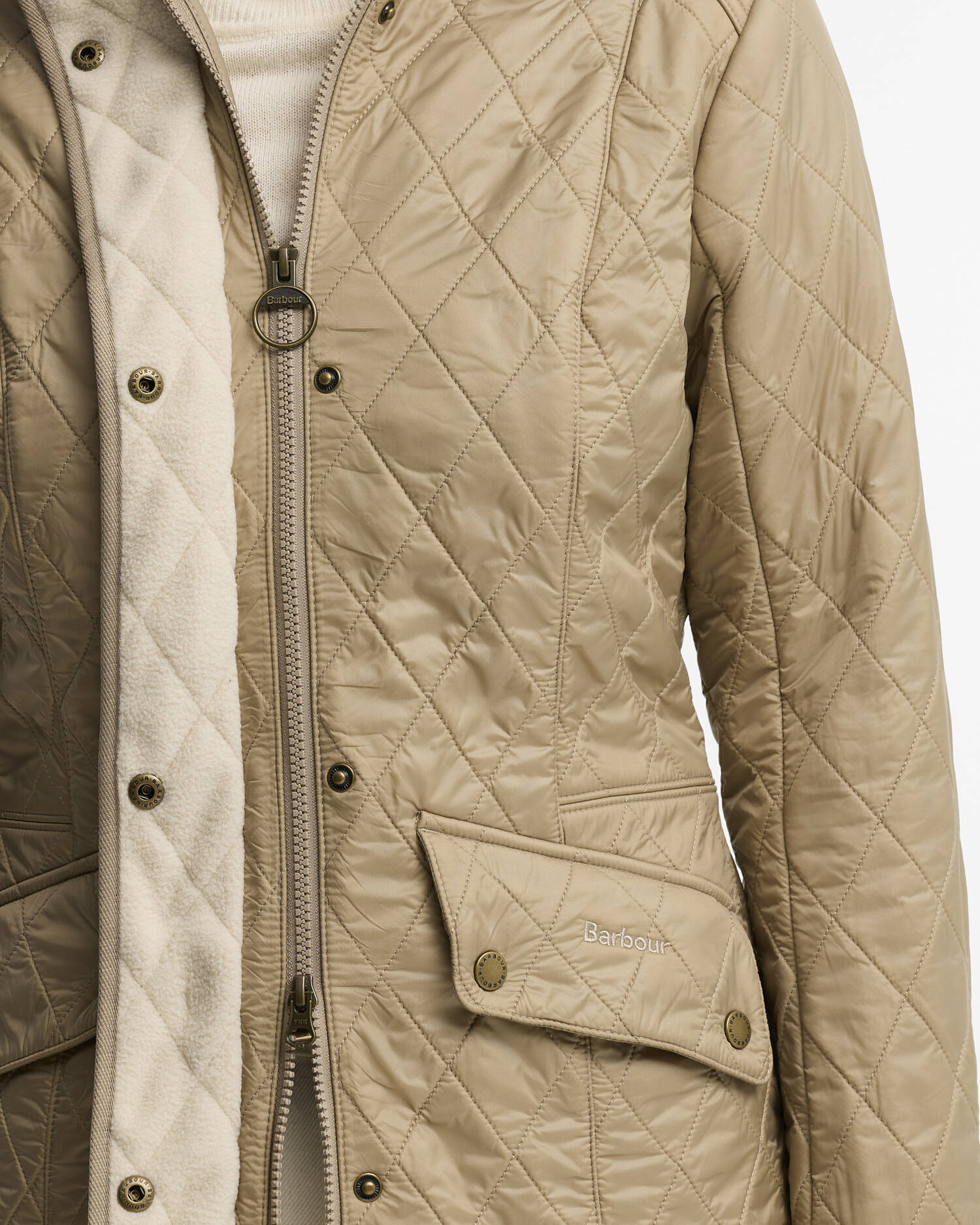 Cavalry Polarquilt Jacket Lt Trench/Pearl image number 4