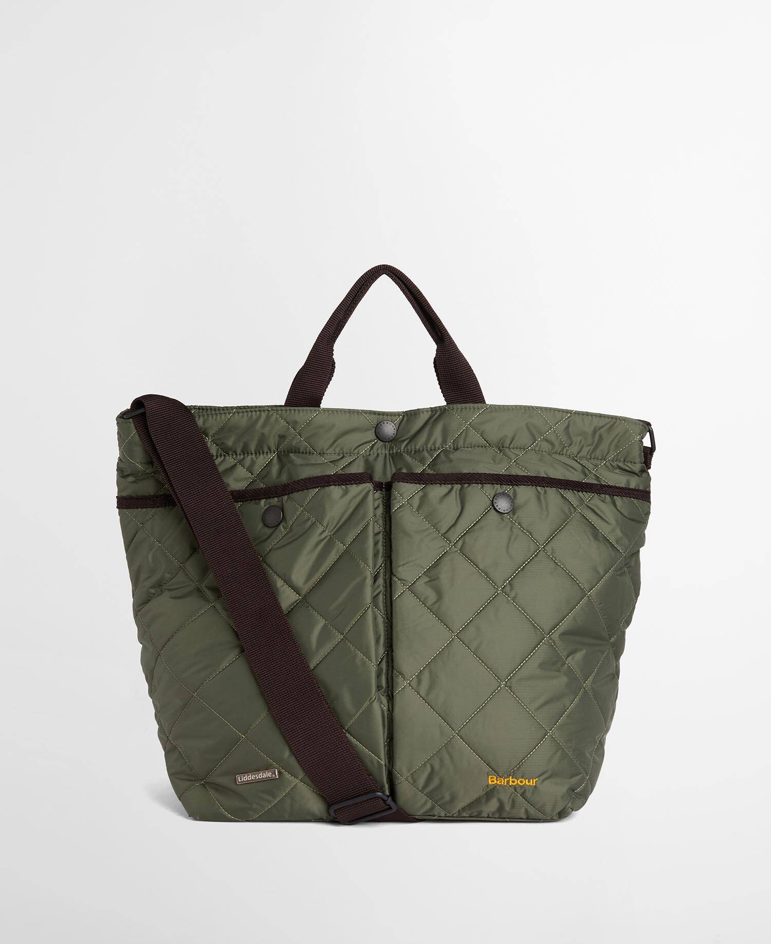 Barbour Tote Bag Liddesdale Quilted Olive image number 0