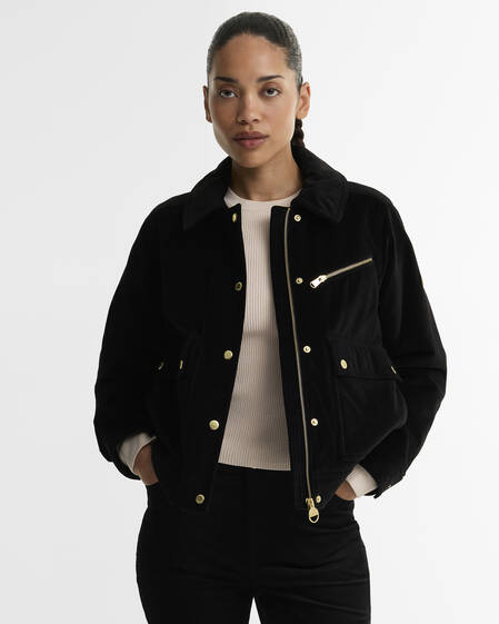 B.Intl Freizeitjacke Hanson Velvet Black