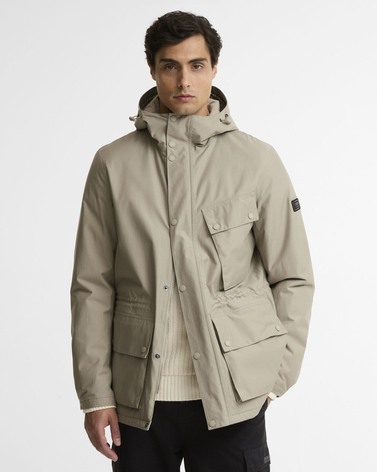 Endley Waterproof Jacket Concrete