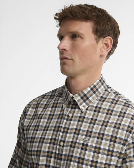 Fallowlane Regular-Fit Long-Sleeved Shirt Navy