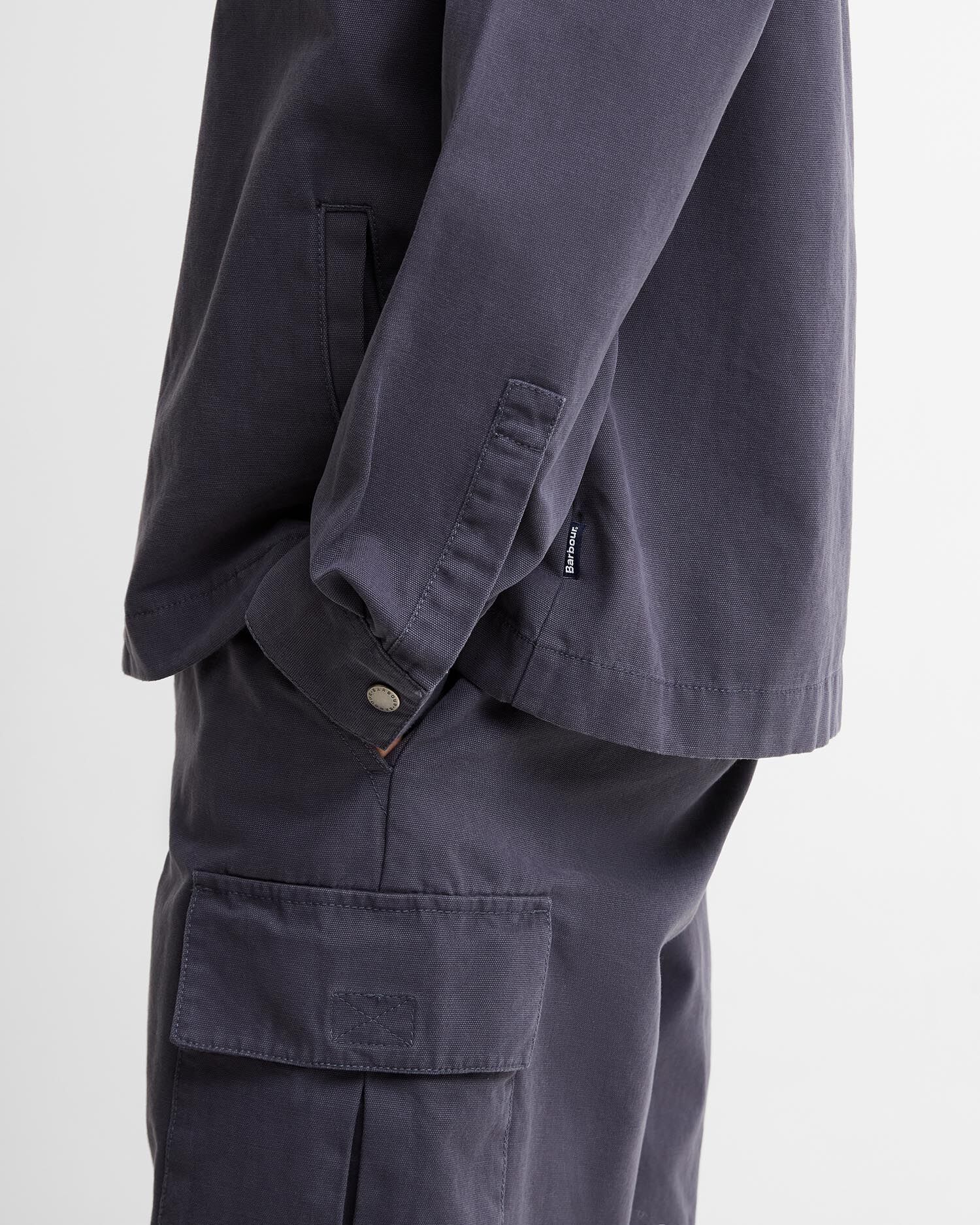 Overshirt Wetheral Twill Washed Navy