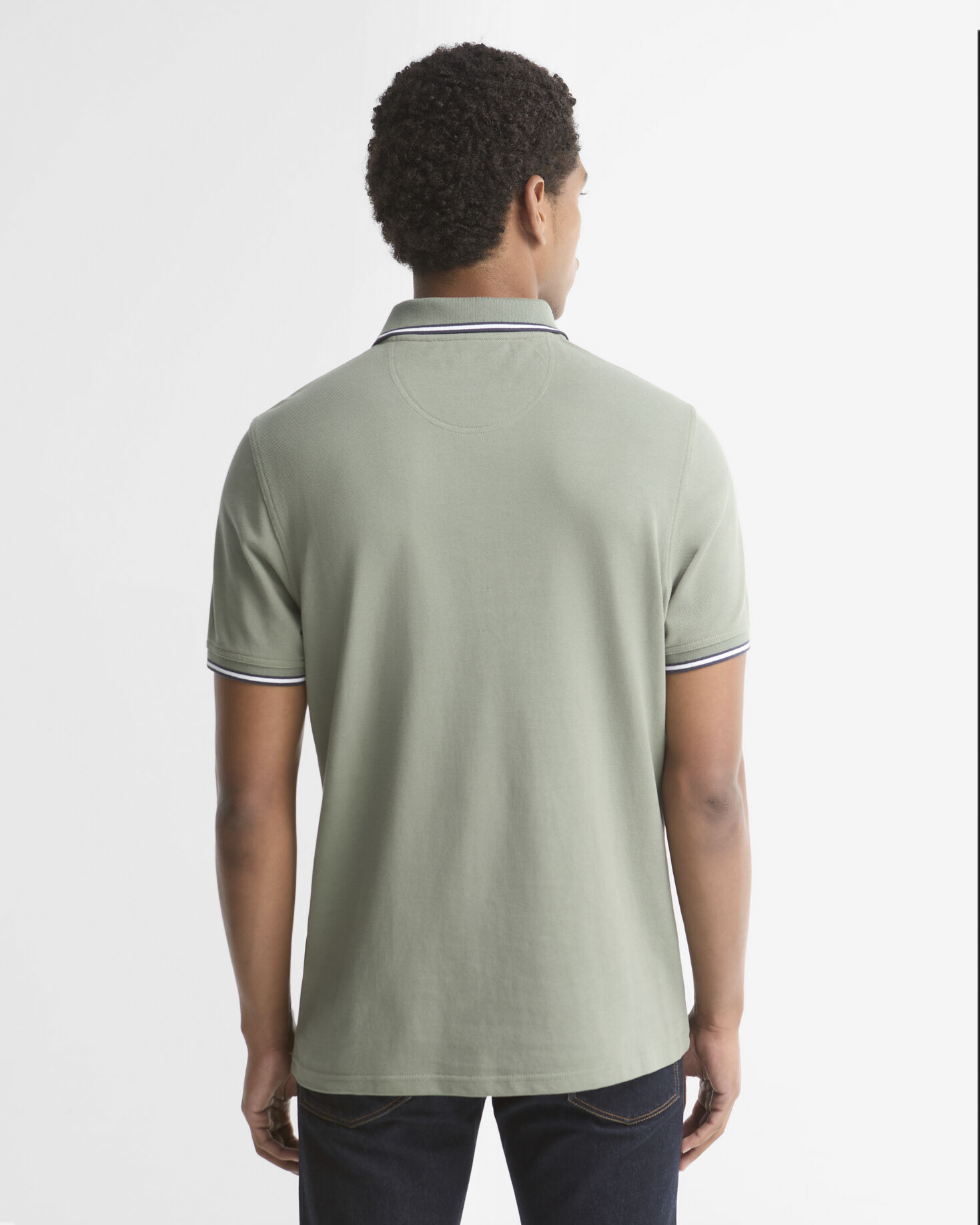 Fielding Tailored Short-Sleeved Polo Shirt Agave Green
