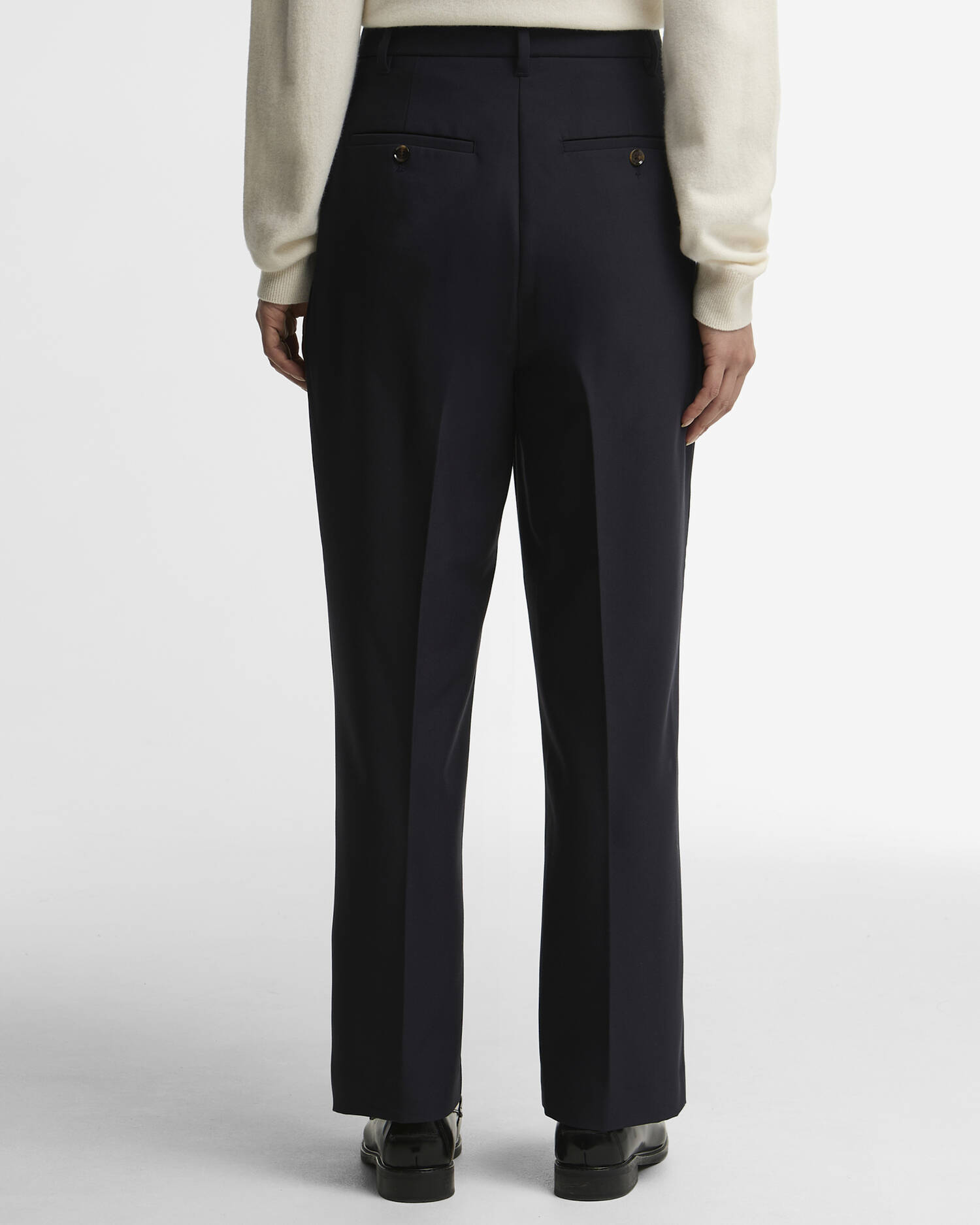 Barbour Hose Fawne Straight-Leg Dark Navy image number 2