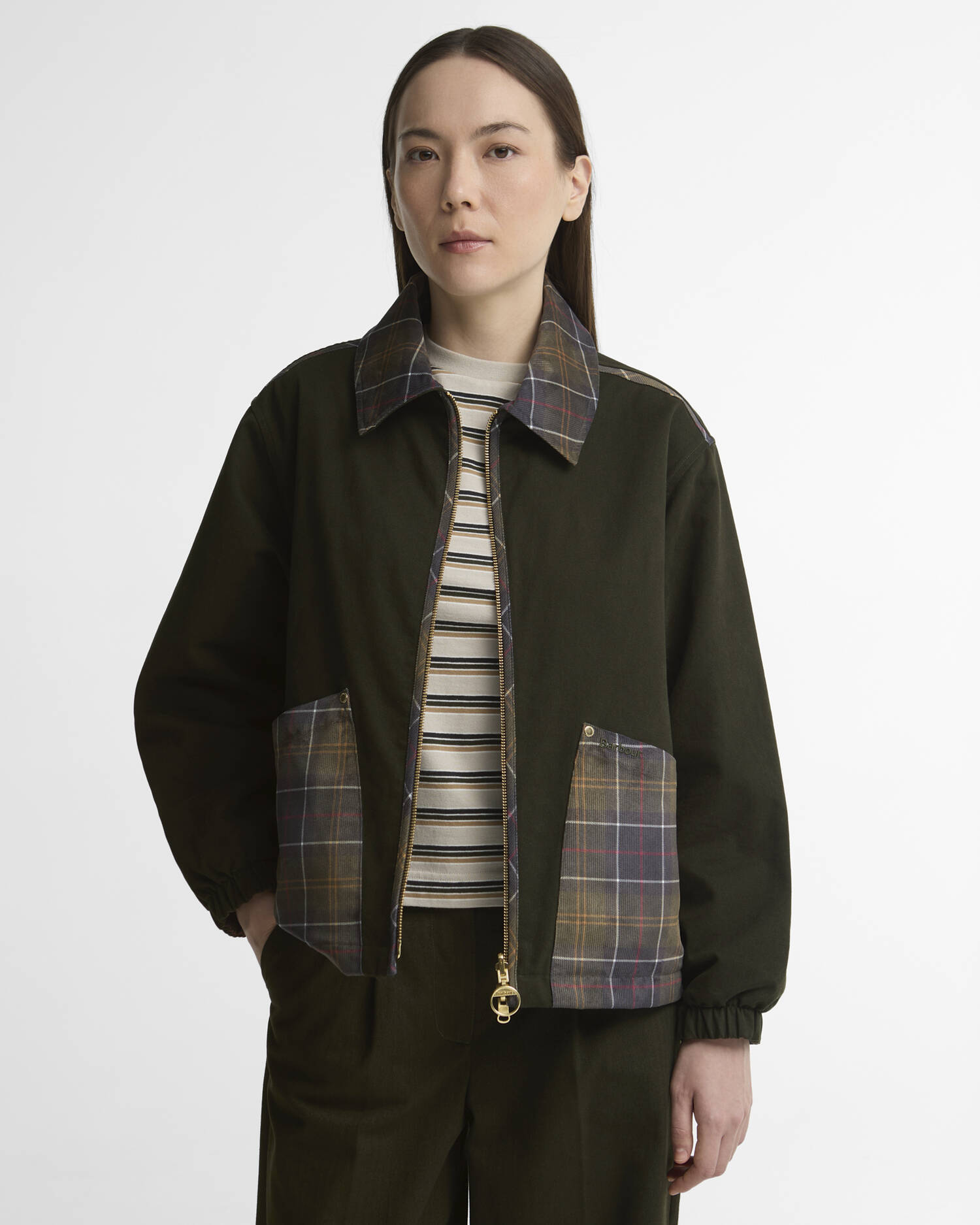 Ellie Reversible Casual Jacket Sage/Classic image number 0