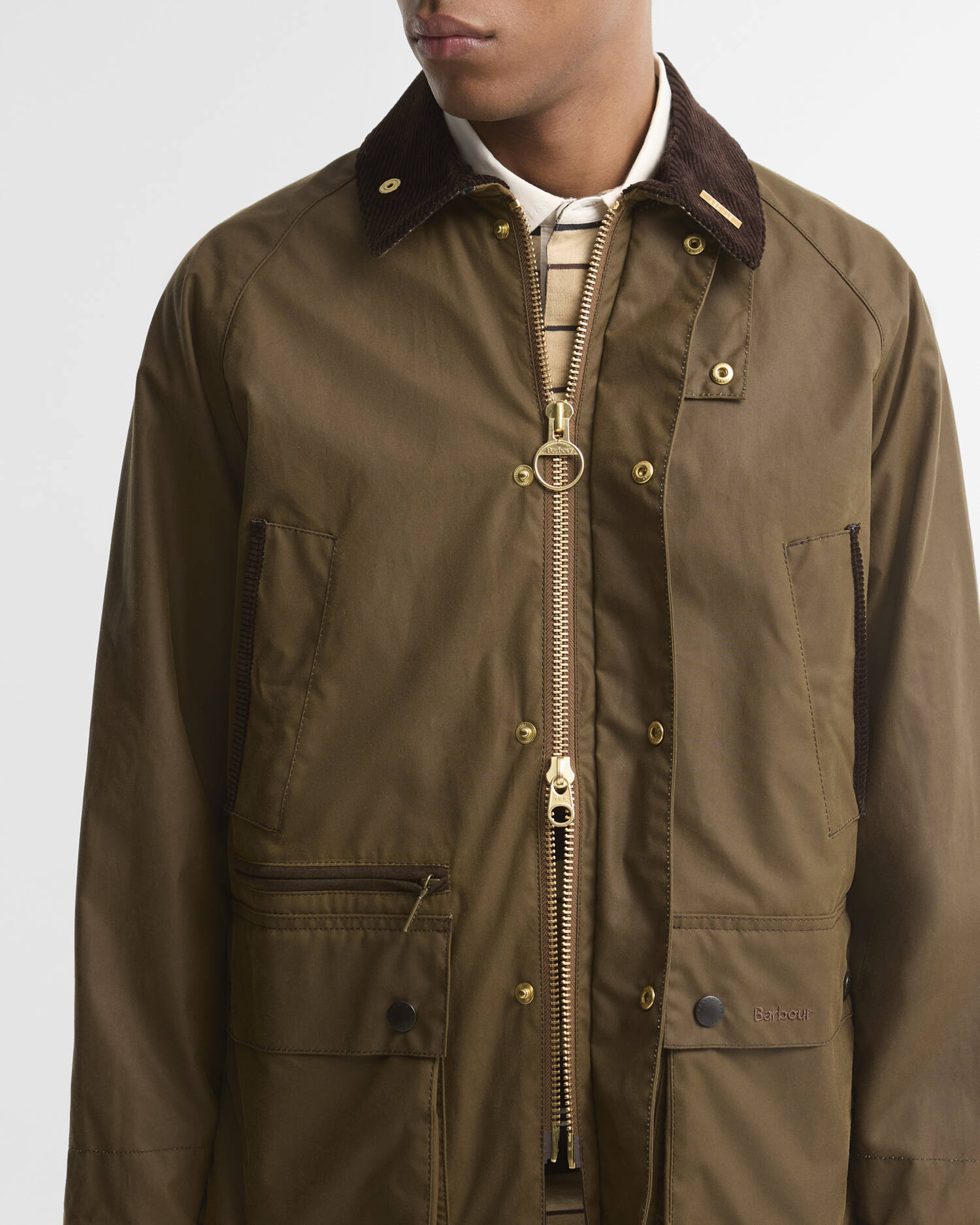 Barbour Wachsjacke Icons Bedale Brown image number 5
