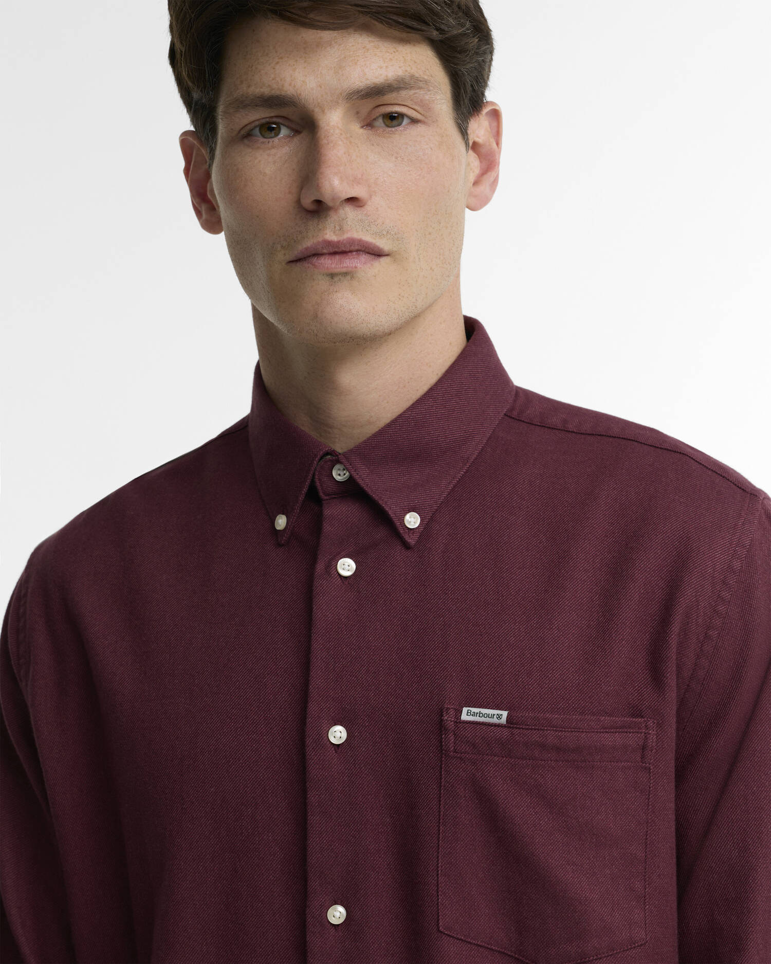 Sparrowhill Regular Long-Sleeved Shirt Dark Bordeaux image number 3