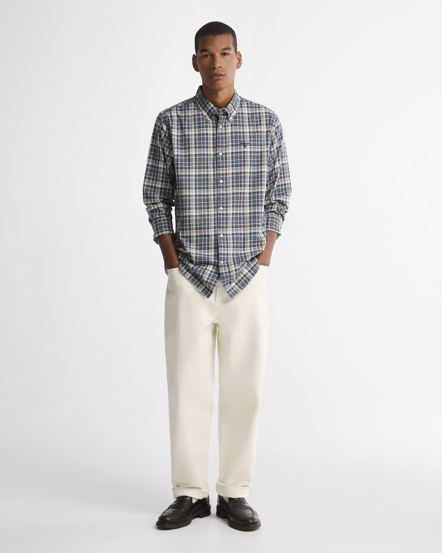 Hemd Mosswood Long-Sleeved Tailored Navy