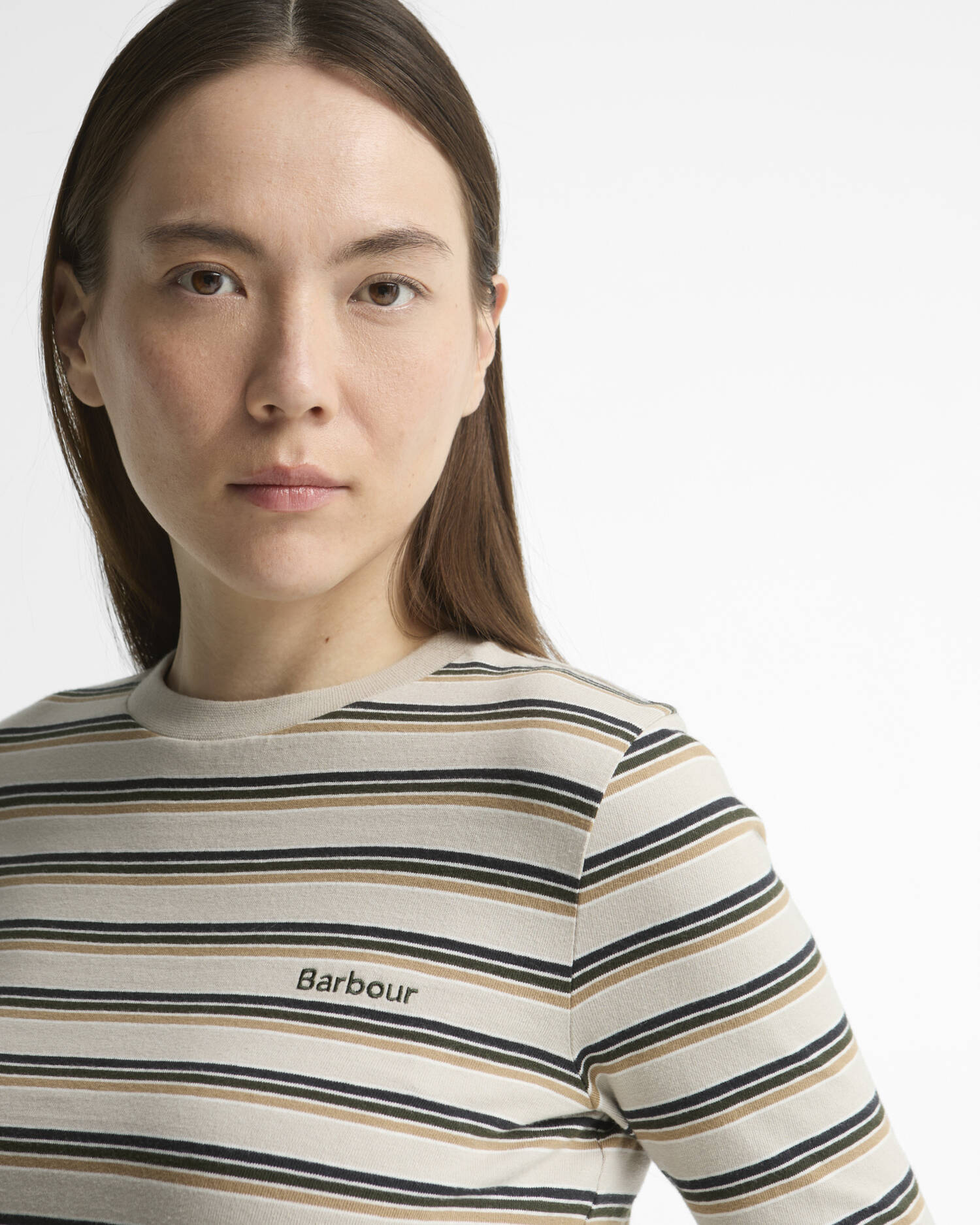 Marena Striped Long-Sleeved T-Shirt Sage Multi image number 3