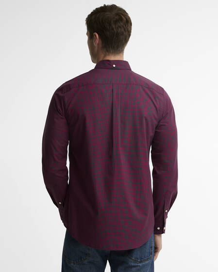 Camicia Harbourwall a maniche lunghe leggermente aderente Red