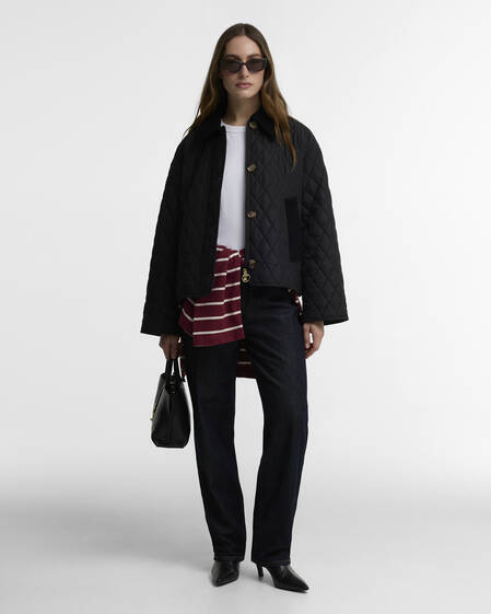 Giacca trapuntata Moira Black/Shadow Classic