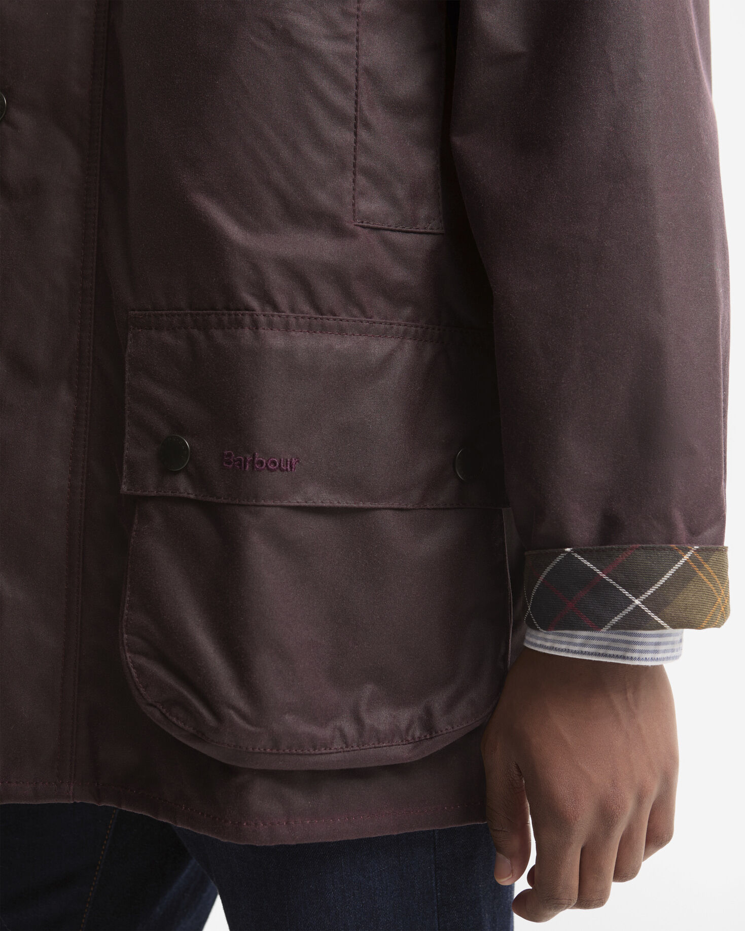 Barbour Wachsjacke Icons Beaufort Bordeaux