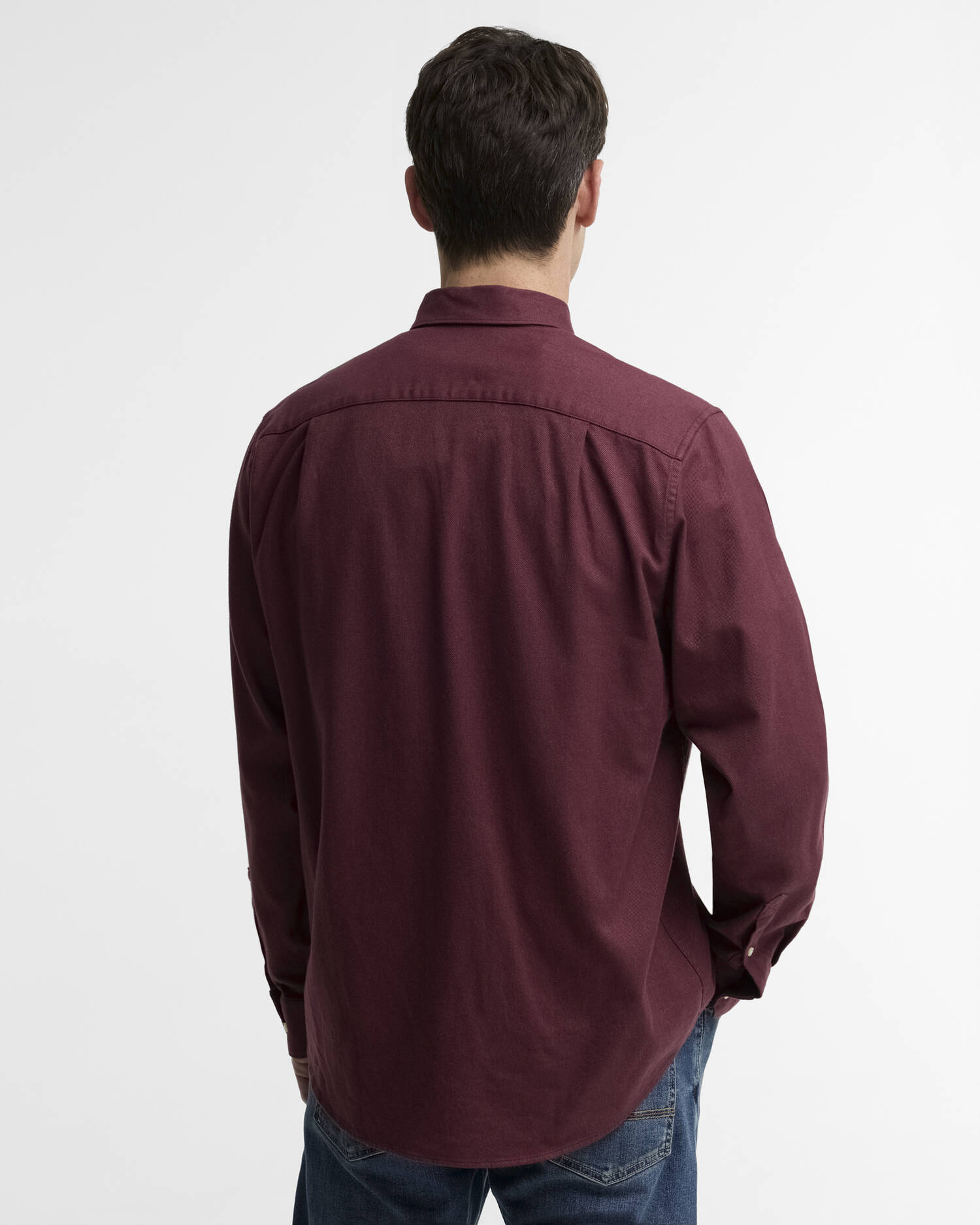 Sparrowhill Regular Long-Sleeved Shirt Dark Bordeaux image number 2