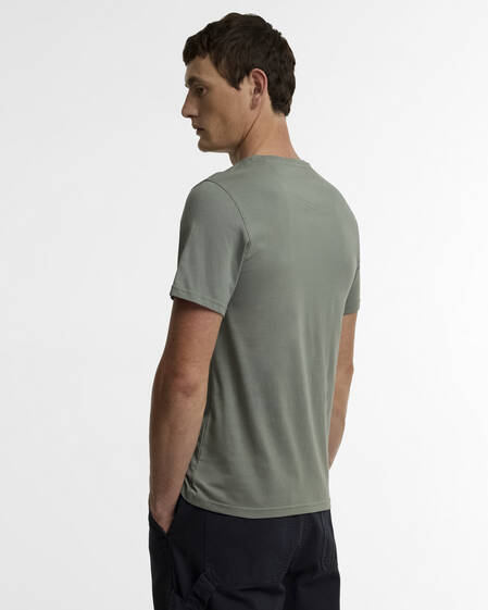 Halstow Logo Tailored T-Shirt Agave Green